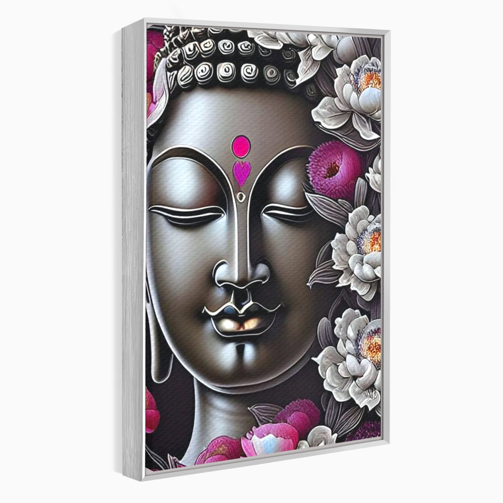 Leinwandbilder Premium LuxCanva® I122, Lotus der Erleuchtung, Buddha, Zen, Erleuchtung, Innerer Frieden, Spiritualität, Harmonie, Meditation, Blumen, Lotus, Herz, Wohnen, Schlafzimmer