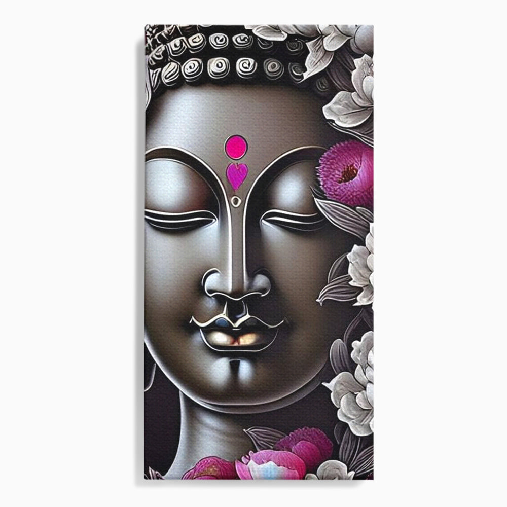 Leinwandbilder Premium LuxCanva® I122, Lotus der Erleuchtung, Buddha, Zen, Erleuchtung, Innerer Frieden, Spiritualität, Harmonie, Meditation, Blumen, Lotus, Herz, Wohnen, Schlafzimmer