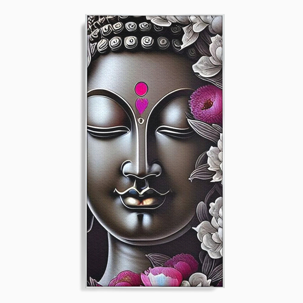 Leinwandbilder Premium LuxCanva® I122, Lotus der Erleuchtung, Buddha, Zen, Erleuchtung, Innerer Frieden, Spiritualität, Harmonie, Meditation, Blumen, Lotus, Herz, Wohnen, Schlafzimmer