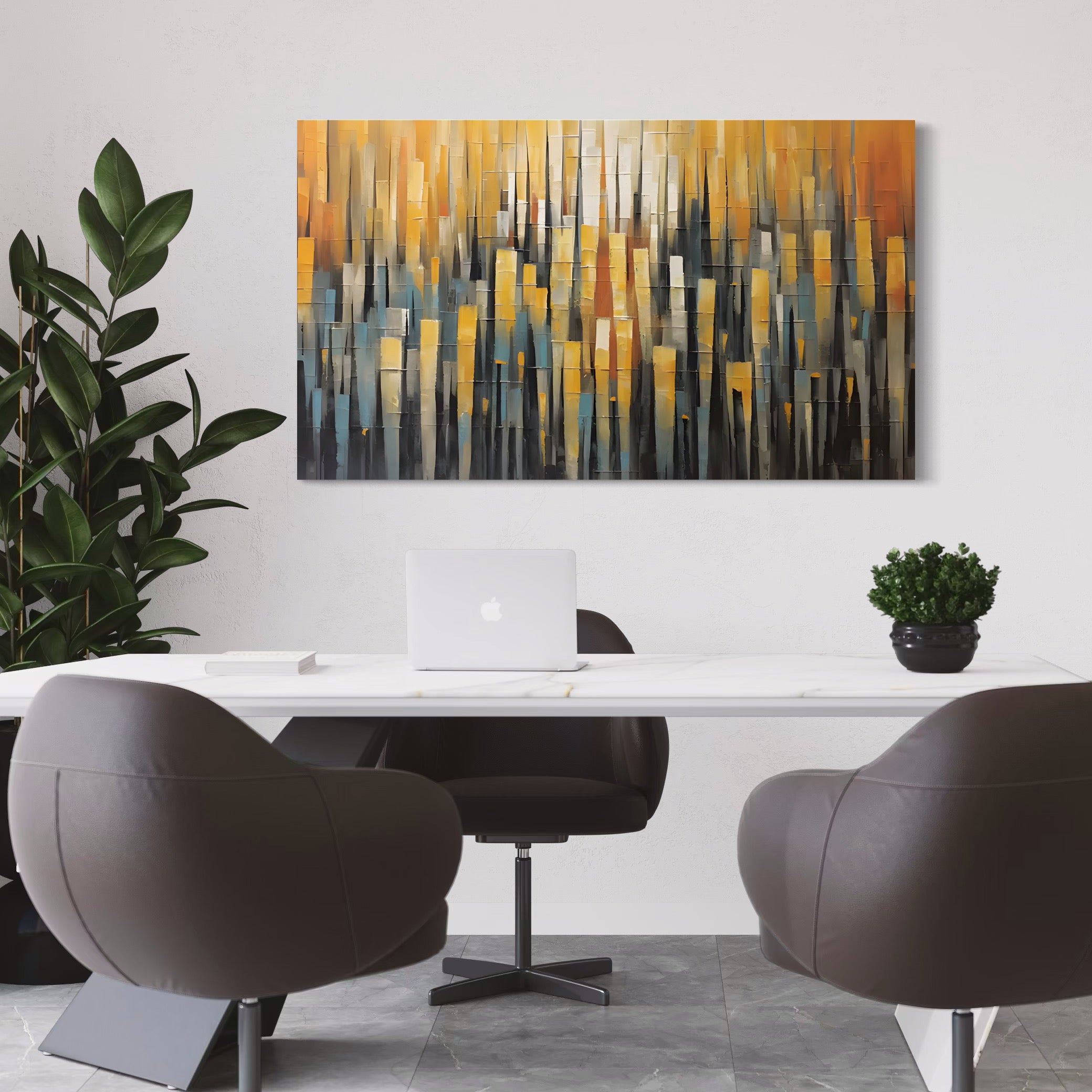 Tablou Canvas Premium LuxCanva® C1215, Colored Stripes ,  Relaxare, Living Room, Culori Vibrante