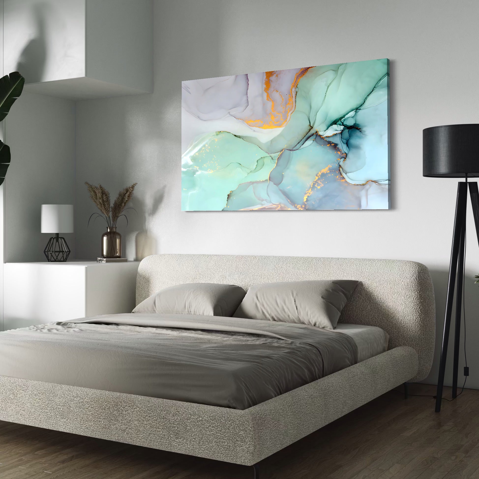 Tablou Canvas Premium LuxCanva® C1216, Colored Marble , Relaxare, Living Room, Culori Vibrante