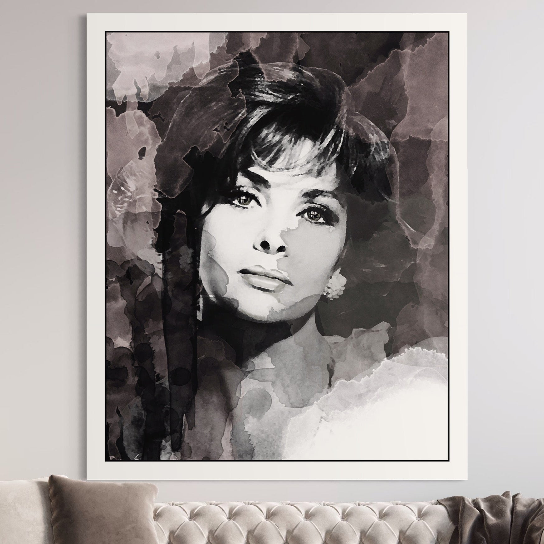 Tablou Canvas Premium LuxCanva® B1134, Diva Sophia Loren , Femeie, Living, Actrita, Italia, Fashion Icon, Dormitor, Celebritate, Oscar