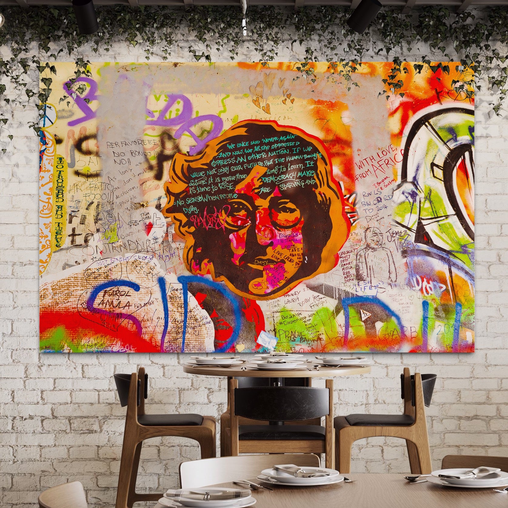 Tablou Canvas Premium LuxCanva® B1124, The Amazing John Lennon , Culori, Living, Muzician, Idol, Formatie, The Beatles, Activist, Marea Britanie, Artist, Culori Vibrante