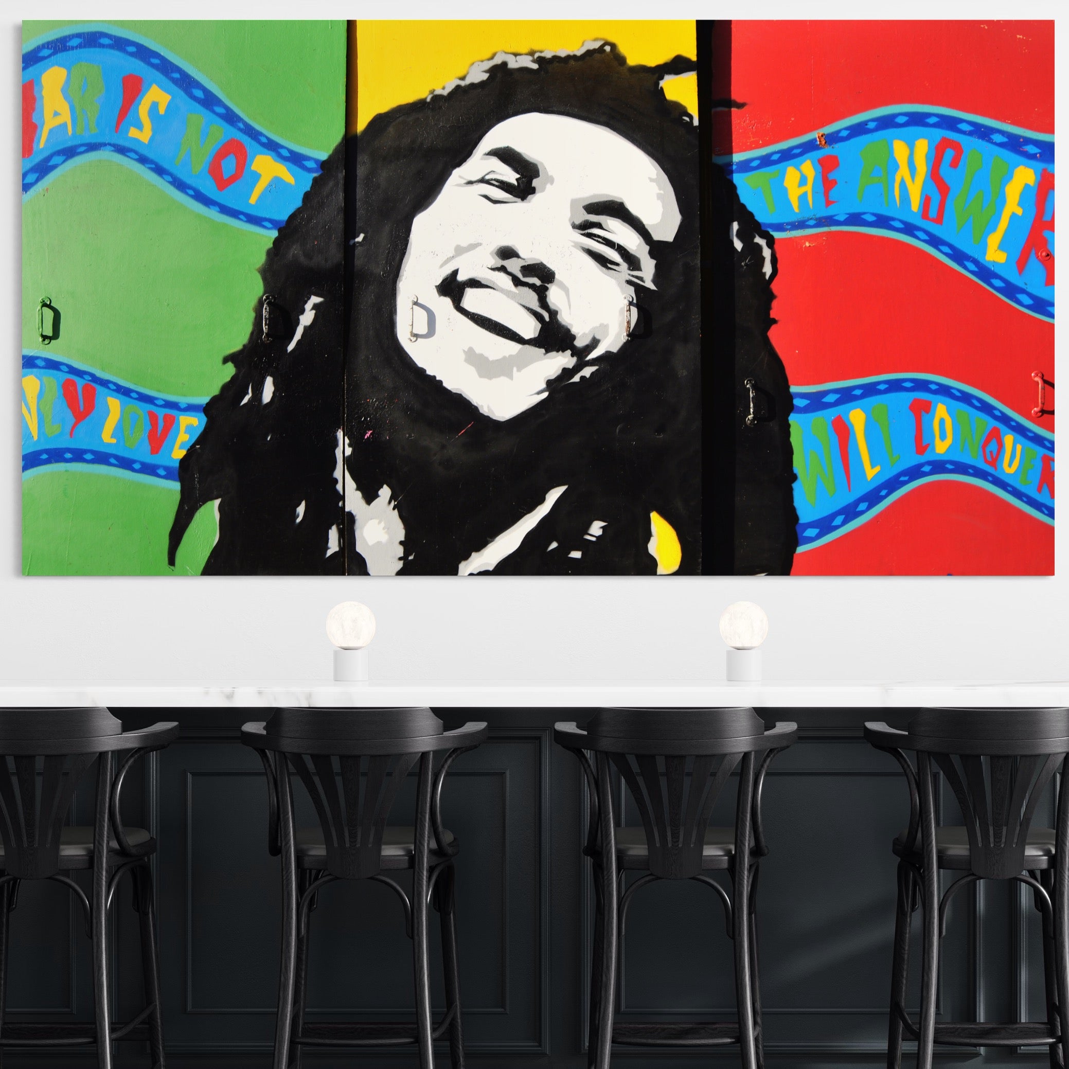 Tablou Canvas Premium LuxCanva® B1116, The Great Bob Marley , Muzician, Jamaica, Dormitor, Reggae, Living, Culori Vibrante