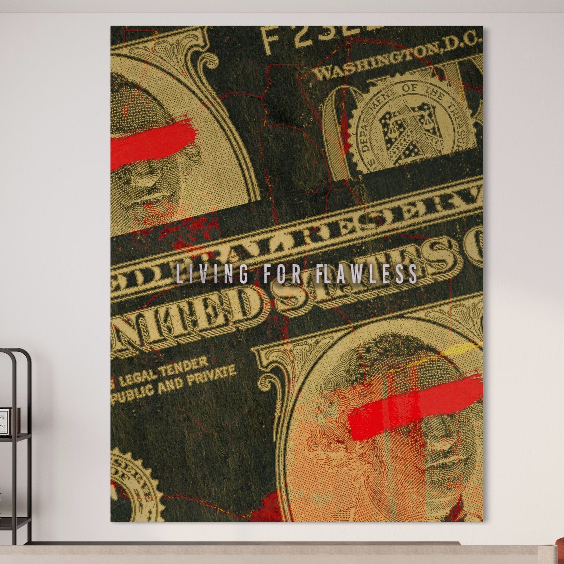 Tablou Canvas Premium LuxCanva® B1031, Living For Flawless , Decorativ, Inspirational, Viata, Motivational, Culori Vibrante