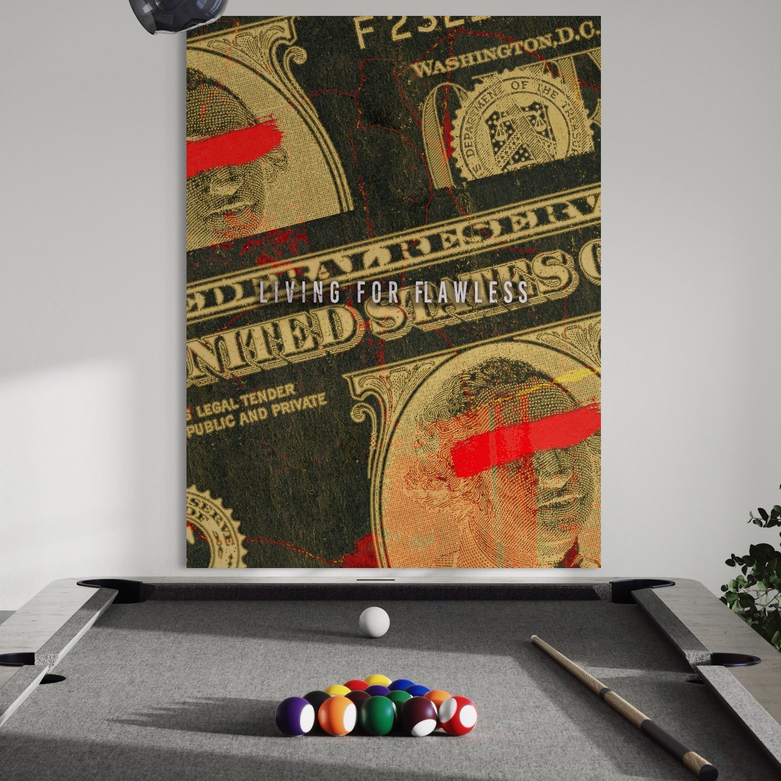 Tablou Canvas Premium LuxCanva® B1031, Living For Flawless , Decorativ, Inspirational, Viata, Motivational, Culori Vibrante