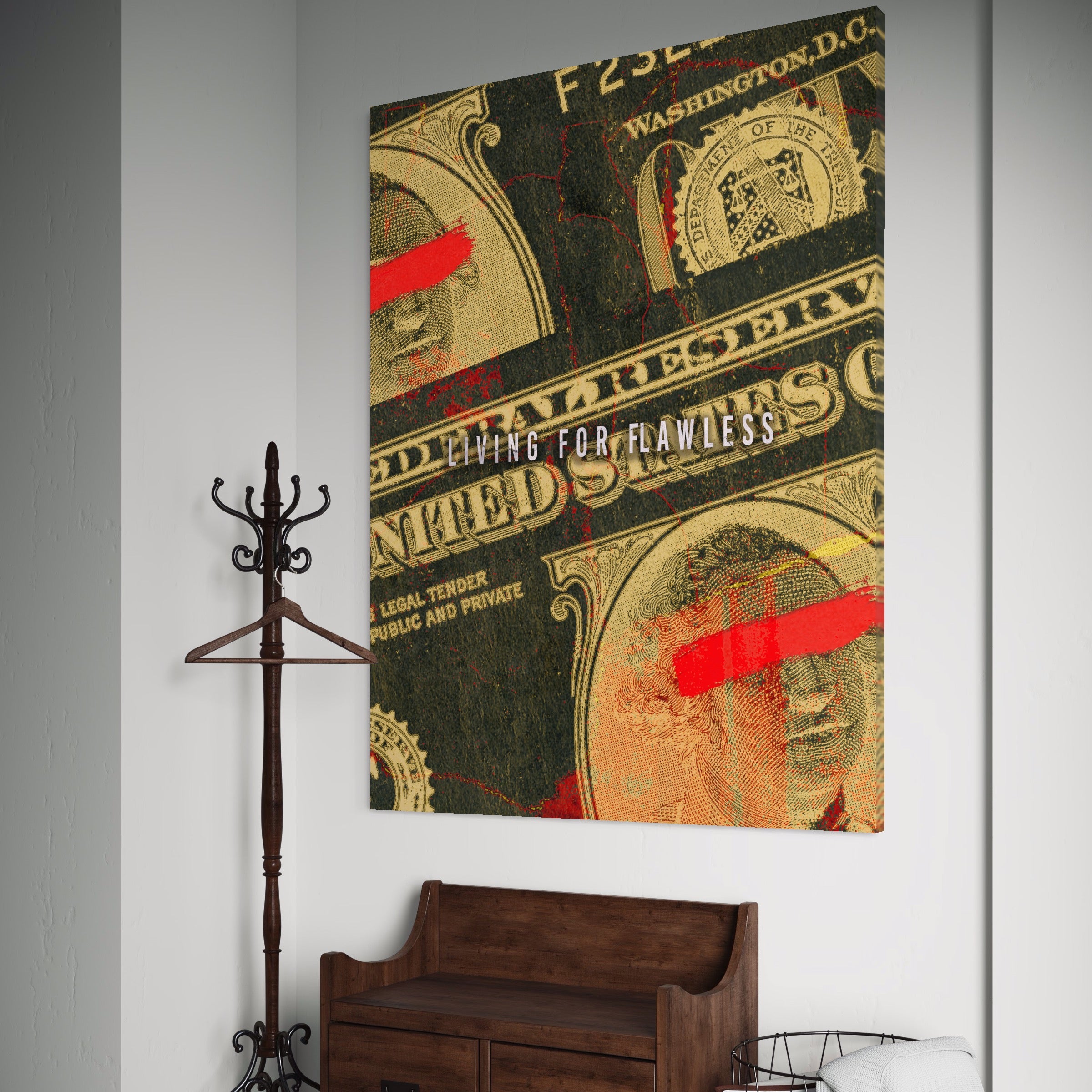 Tablou Canvas Premium LuxCanva® B1031, Living For Flawless , Decorativ, Inspirational, Viata, Motivational, Culori Vibrante