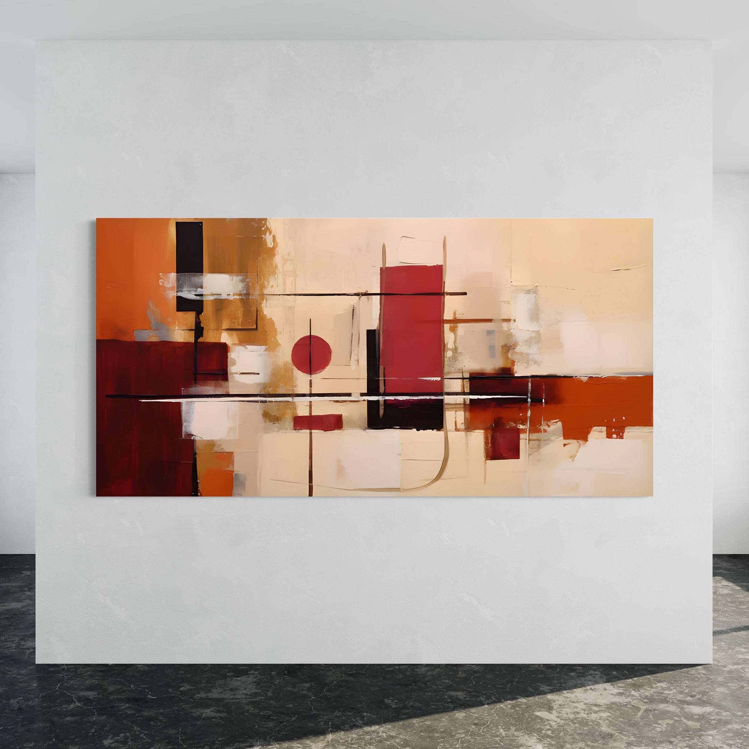 Tablou Canvas Premium LuxCanva® C1247 Pictura Iluzie Abstracta , Relaxare, Living Room, Culori Vibrante