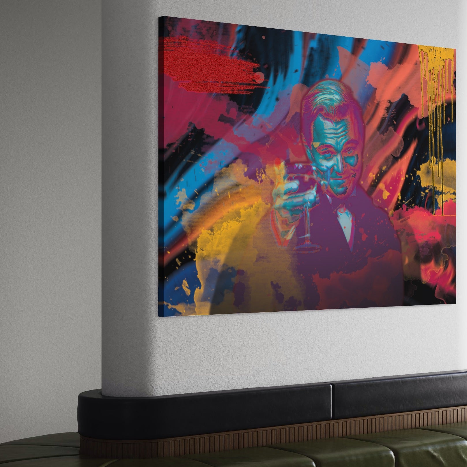 Tablou Canvas Premium LuxCanva® B1024 Marele Gatsby , Filme, Leonardo DiCaprio, Vedete, Filme, Culori Vibrante