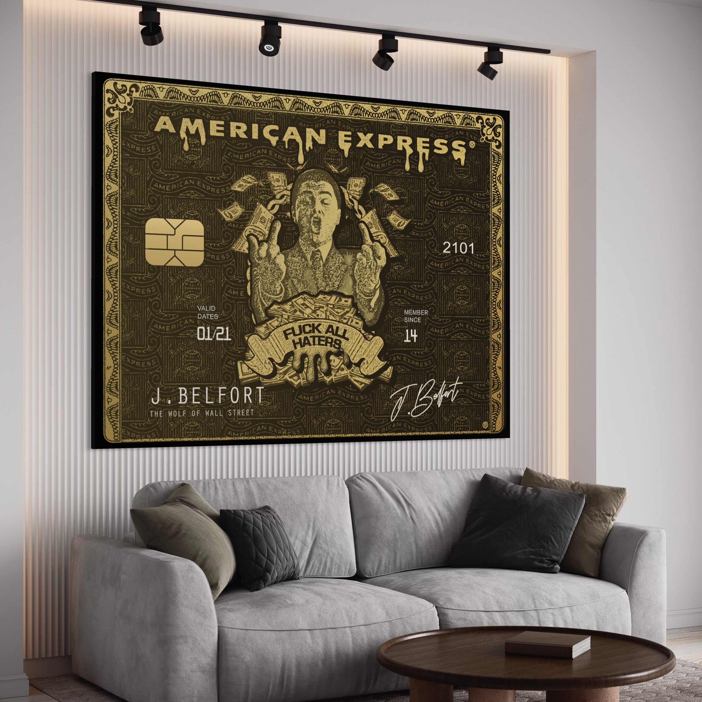 Tablou Canvas Premium LuxCanva® B1019, Leonardo Di Caprio , Vedete, Filme, Bani, Motivational, Culori Vibrante