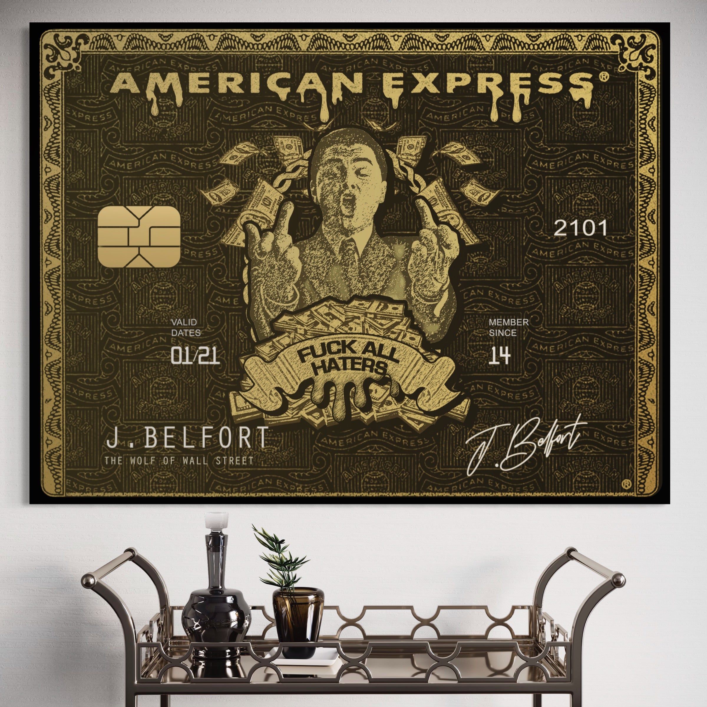 Tablou Canvas Premium LuxCanva® B1019, Leonardo Di Caprio , Vedete, Filme, Bani, Motivational, Culori Vibrante