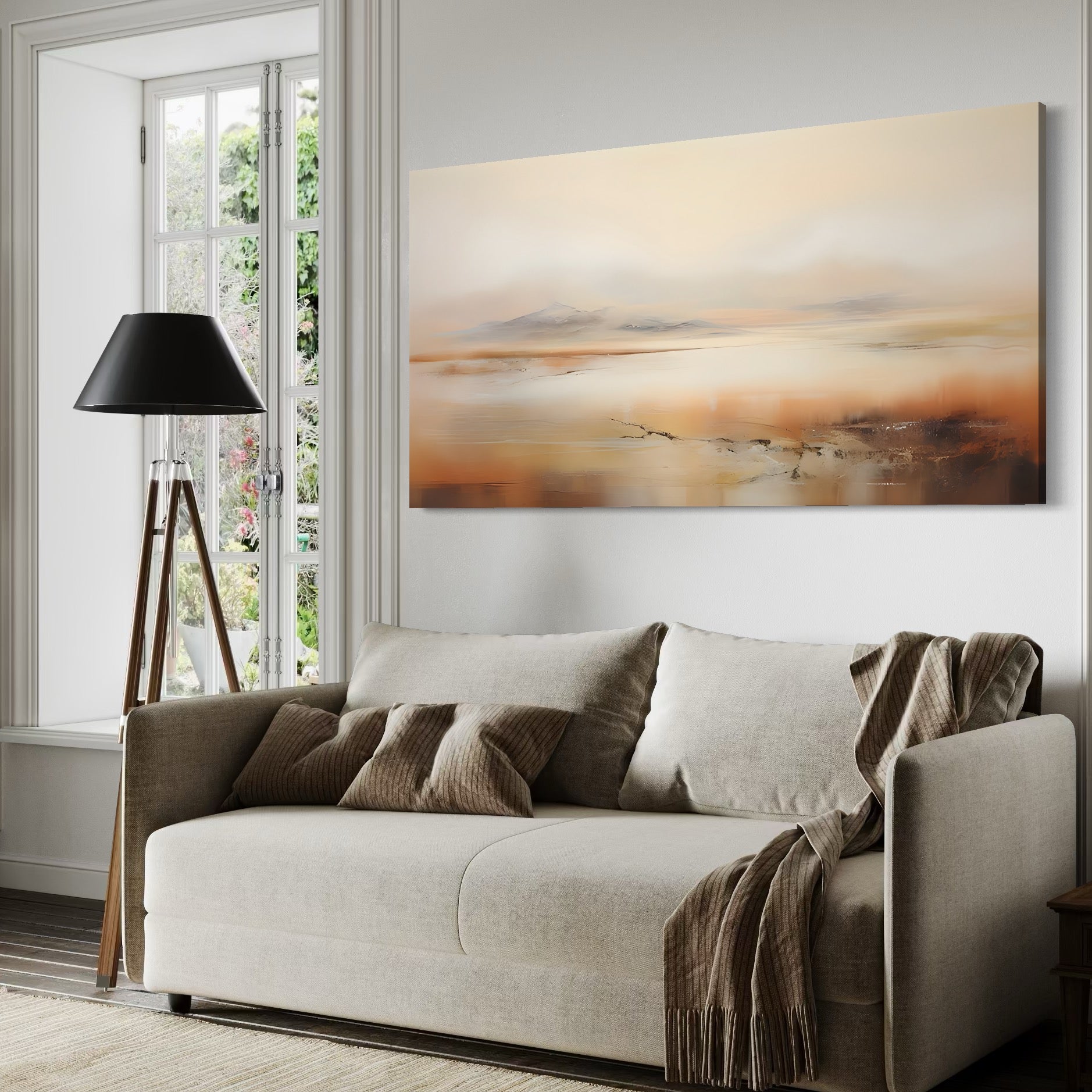 Tablou Canvas Premium LuxCanva® C1242 Walking To The Mountain , Relaxare, Living Room, Culori Vibrante