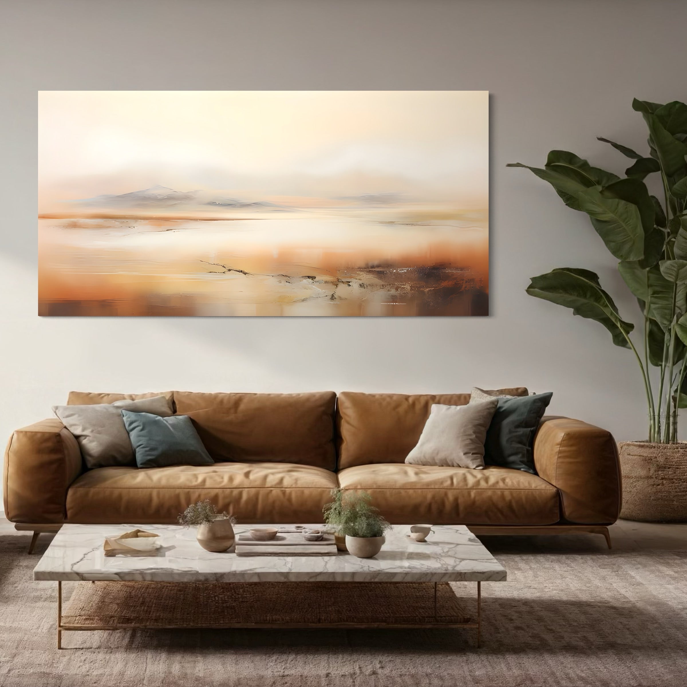 Tablou Canvas Premium LuxCanva® C1242 Walking To The Mountain , Relaxare, Living Room, Culori Vibrante