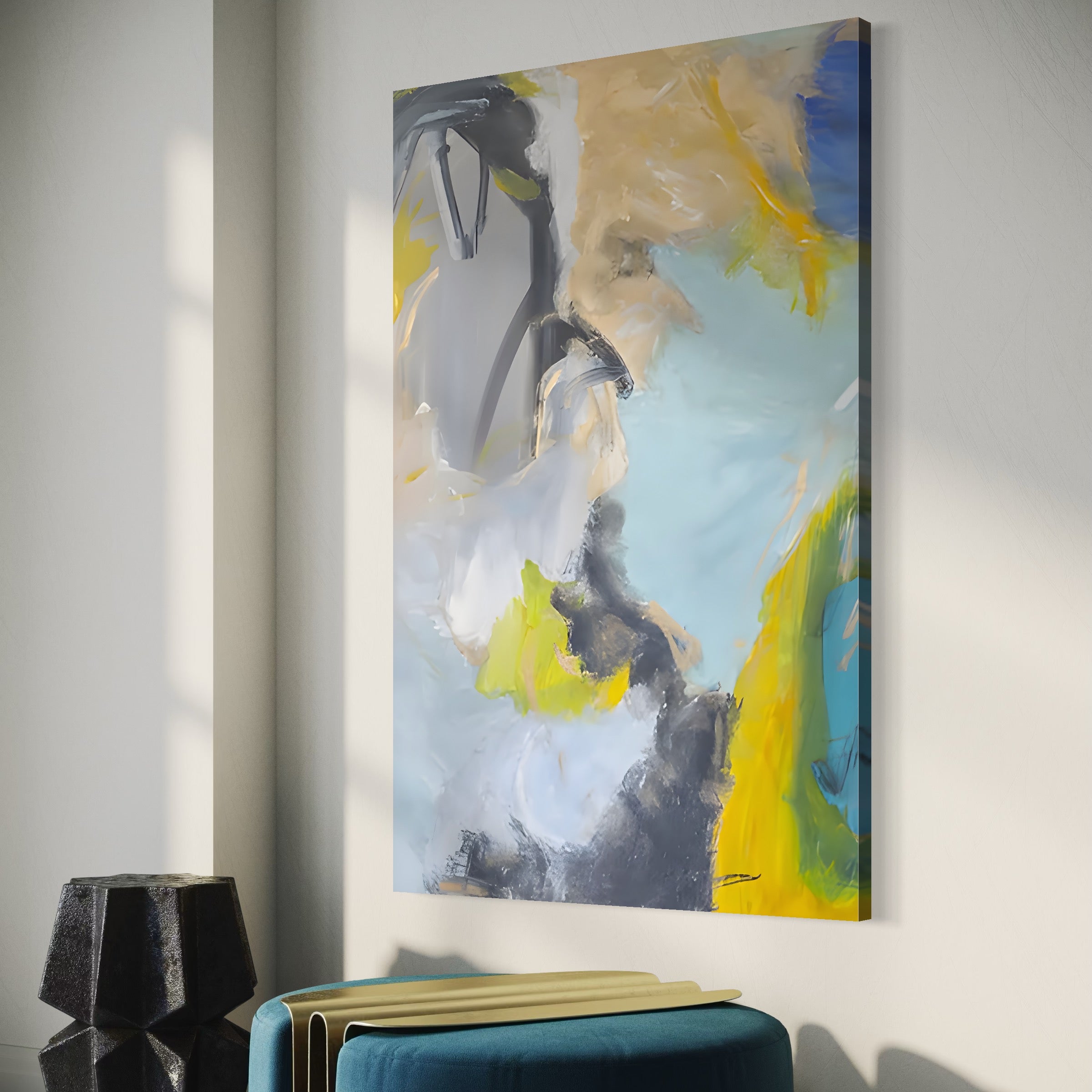 Tablou Canvas Premium LuxCanva® C1241 Calatorie In Spatiu , Relaxare, Living Room, Culori Vibrante