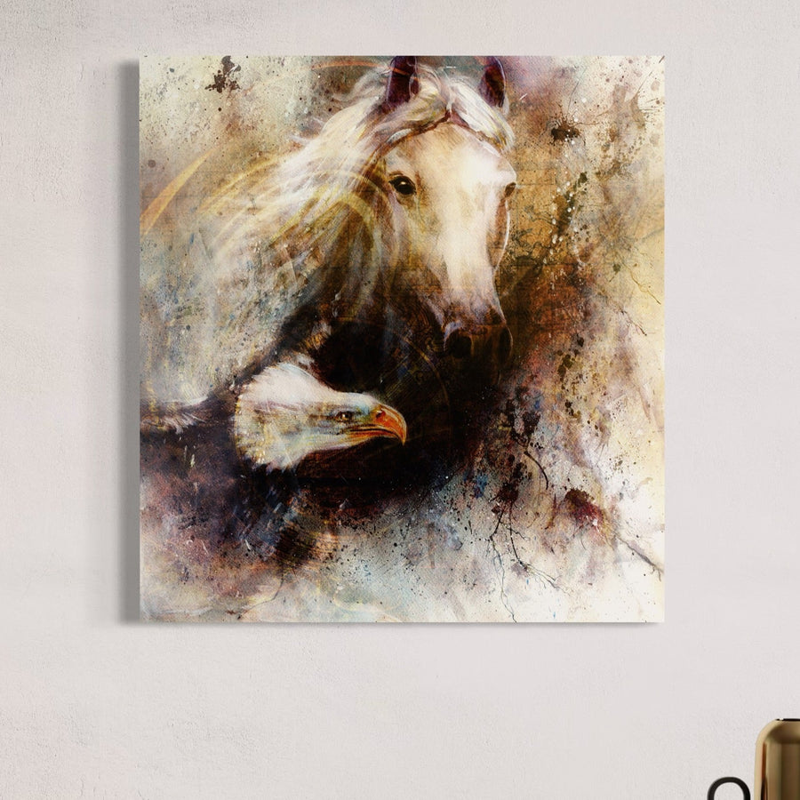 Pânza LuxCanva® Tablou Premium LuxCanva® C1011, Privirea Animalelor, adaugă culori vibrante și artă uimitoare de animale în camera de zi, dormitor sau birou - o atingere premium pentru orice spațiu de relaxare.