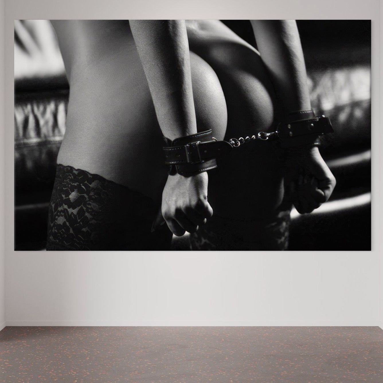 Tablou Canvas Premium LuxCanva® A1329, Erotic Art , Living, Sexi, Nude, Catuse, Sexy Body, Studio, Culori Vibrante