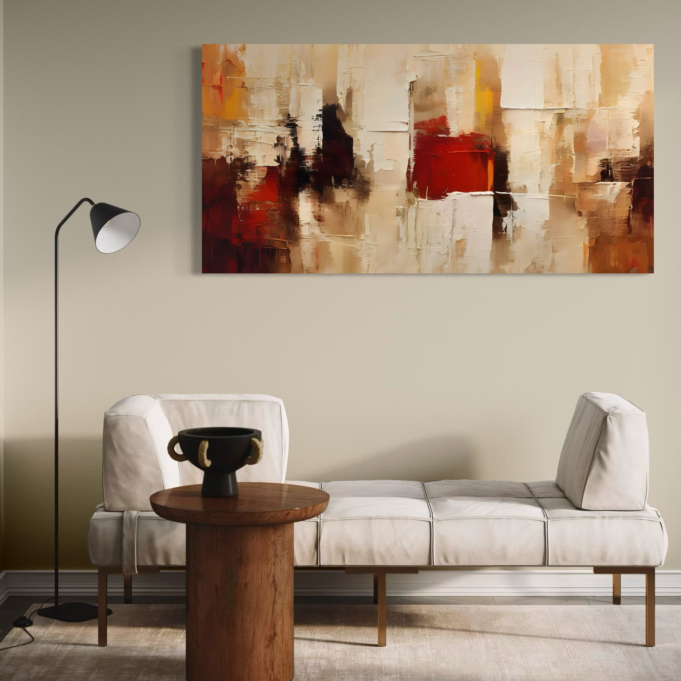 Tablou Canvas Premium LuxCanva® A1625, Abstract Pictures , Room, Decorativ, Cromatic, Contrast, Abstract, Dormitor, Culori Vibrante