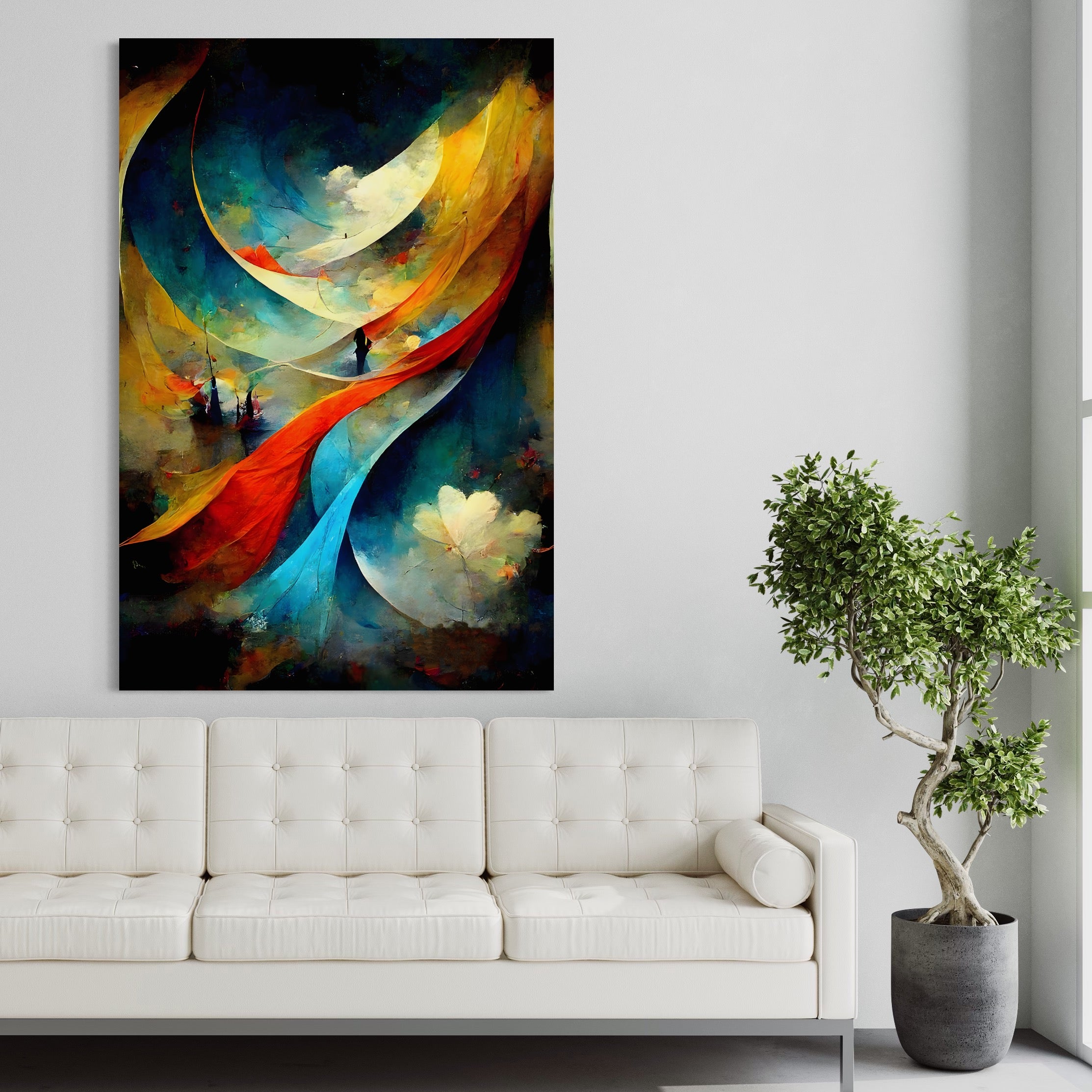 Tablou Canvas Premium LuxCanva® A1307, Sweet Dream ,  Living, Vise, Somn, Abstract, Dormitor, Culori Vibrante