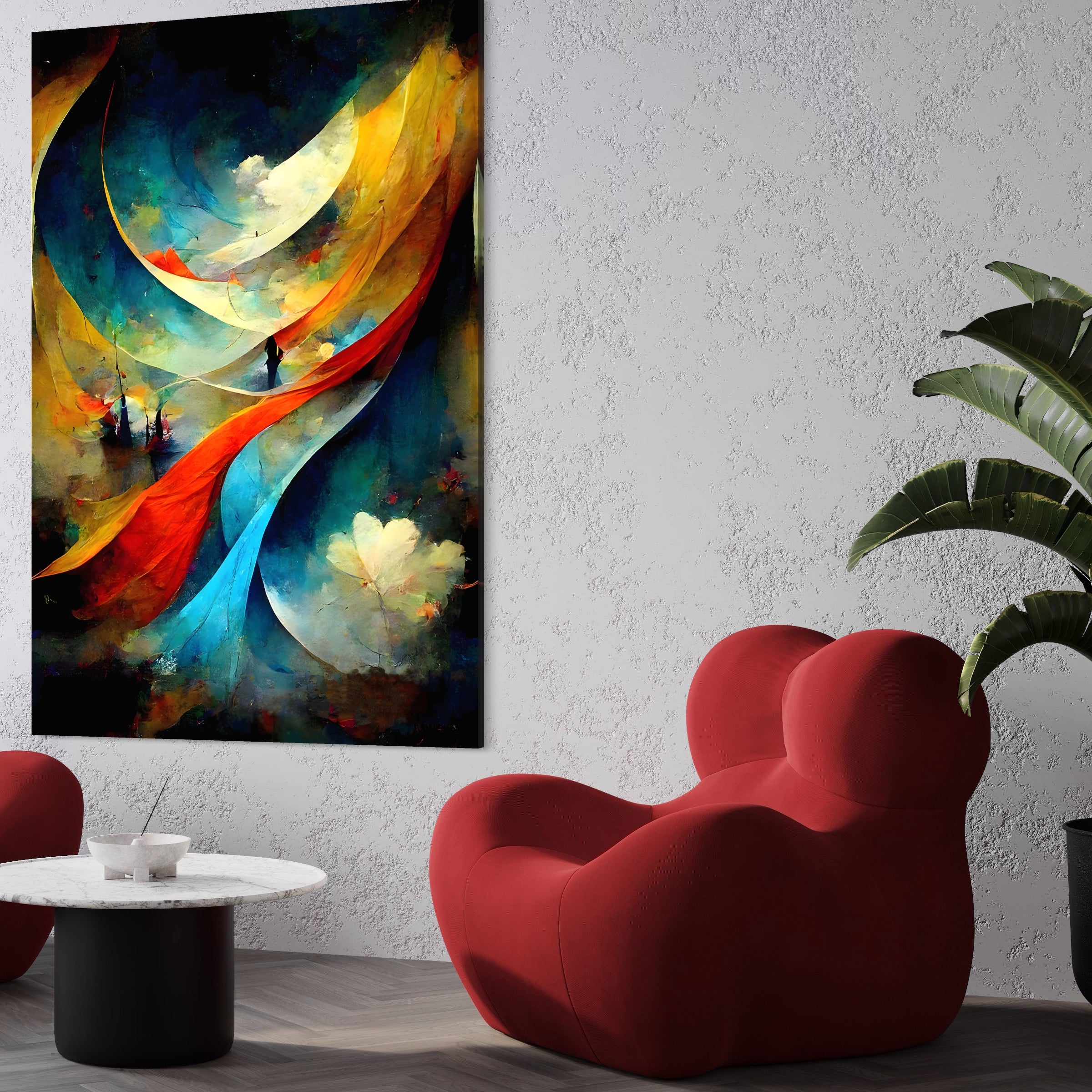 Tablou Canvas Premium LuxCanva® A1307, Sweet Dream ,  Living, Vise, Somn, Abstract, Dormitor, Culori Vibrante