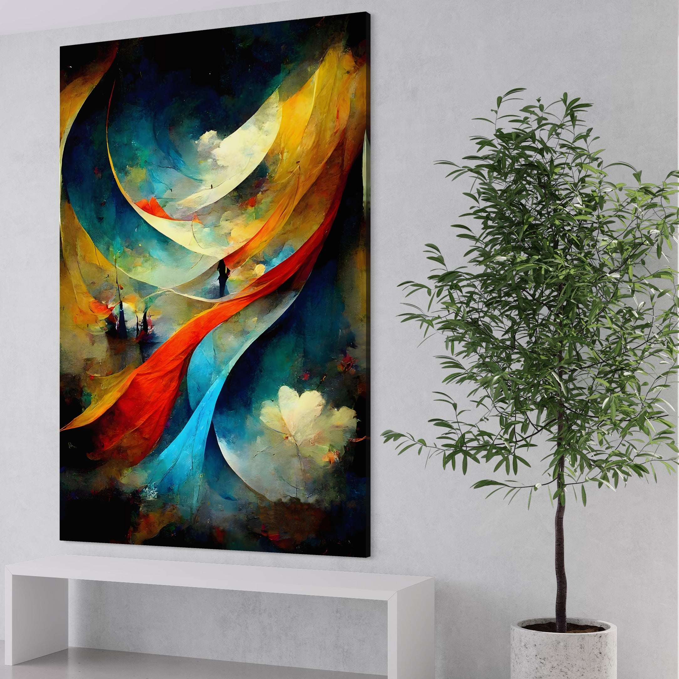 Tablou Canvas Premium LuxCanva® A1307, Sweet Dream ,  Living, Vise, Somn, Abstract, Dormitor, Culori Vibrante