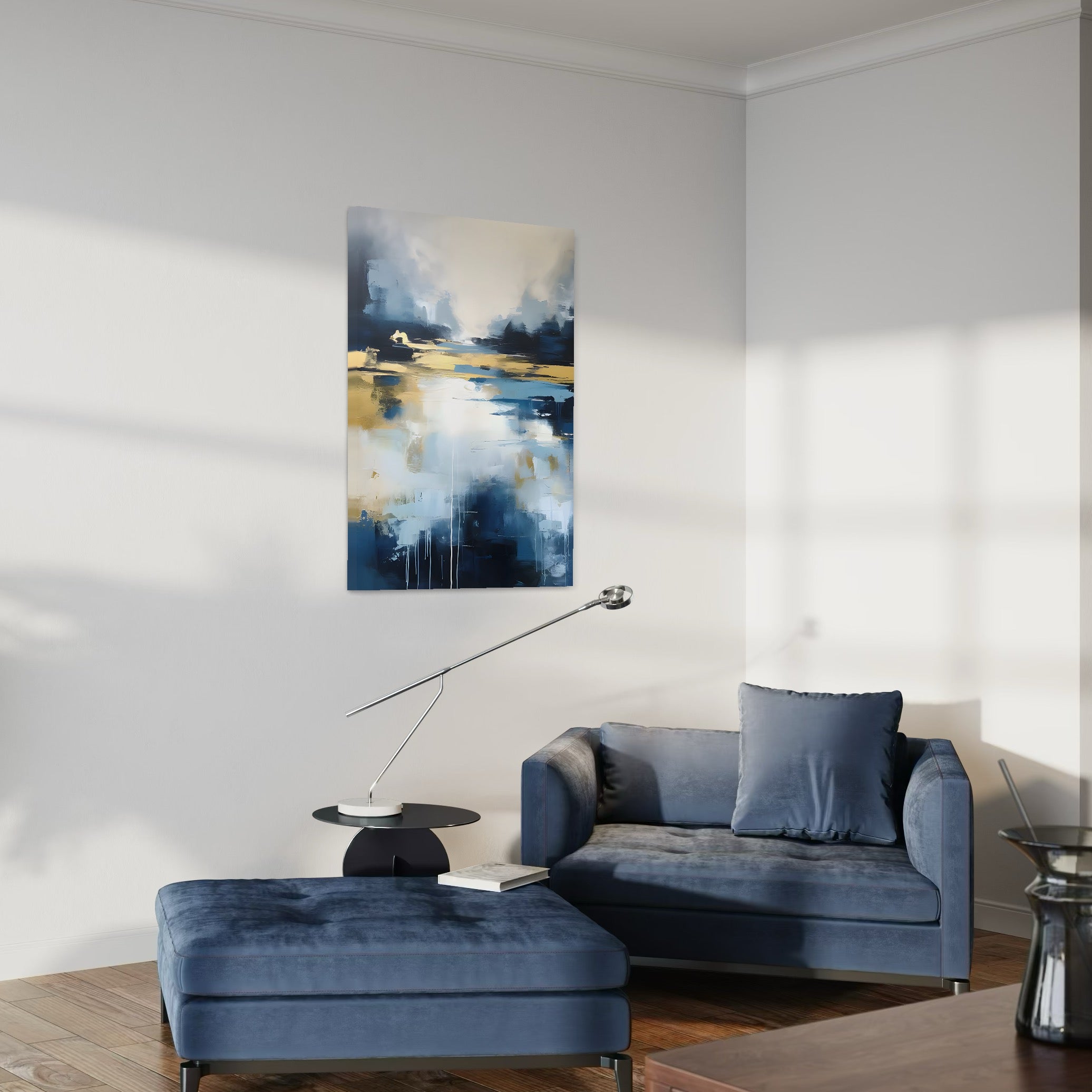 Tablou Canvas Premium LuxCanva® A1641, Rasarit Abstract , Room, Decorativ, Cer, Peisaj, Sentimente, Dormitor, Culori Vibrante