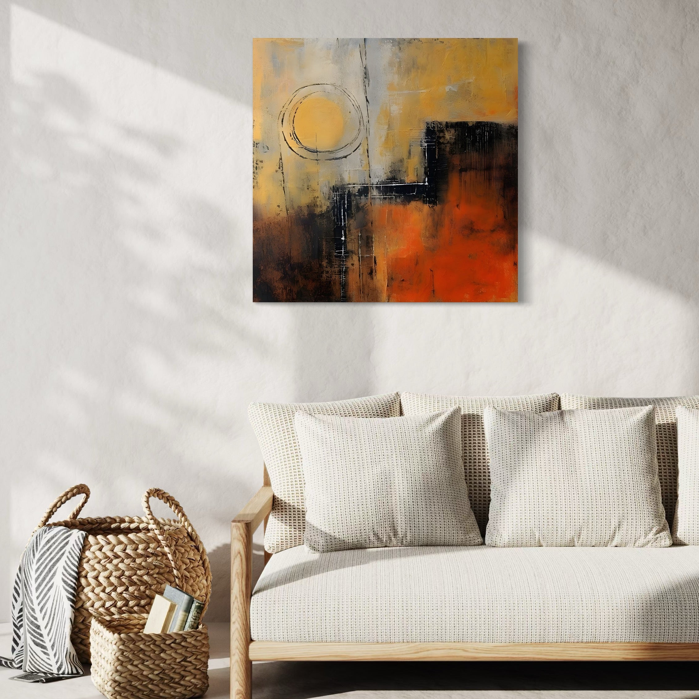 Tablou Canvas Premium LuxCanva® A1645, Infinite Flow , Dormitor, Decorativ, Cromatic, Living, Culori Vibrante