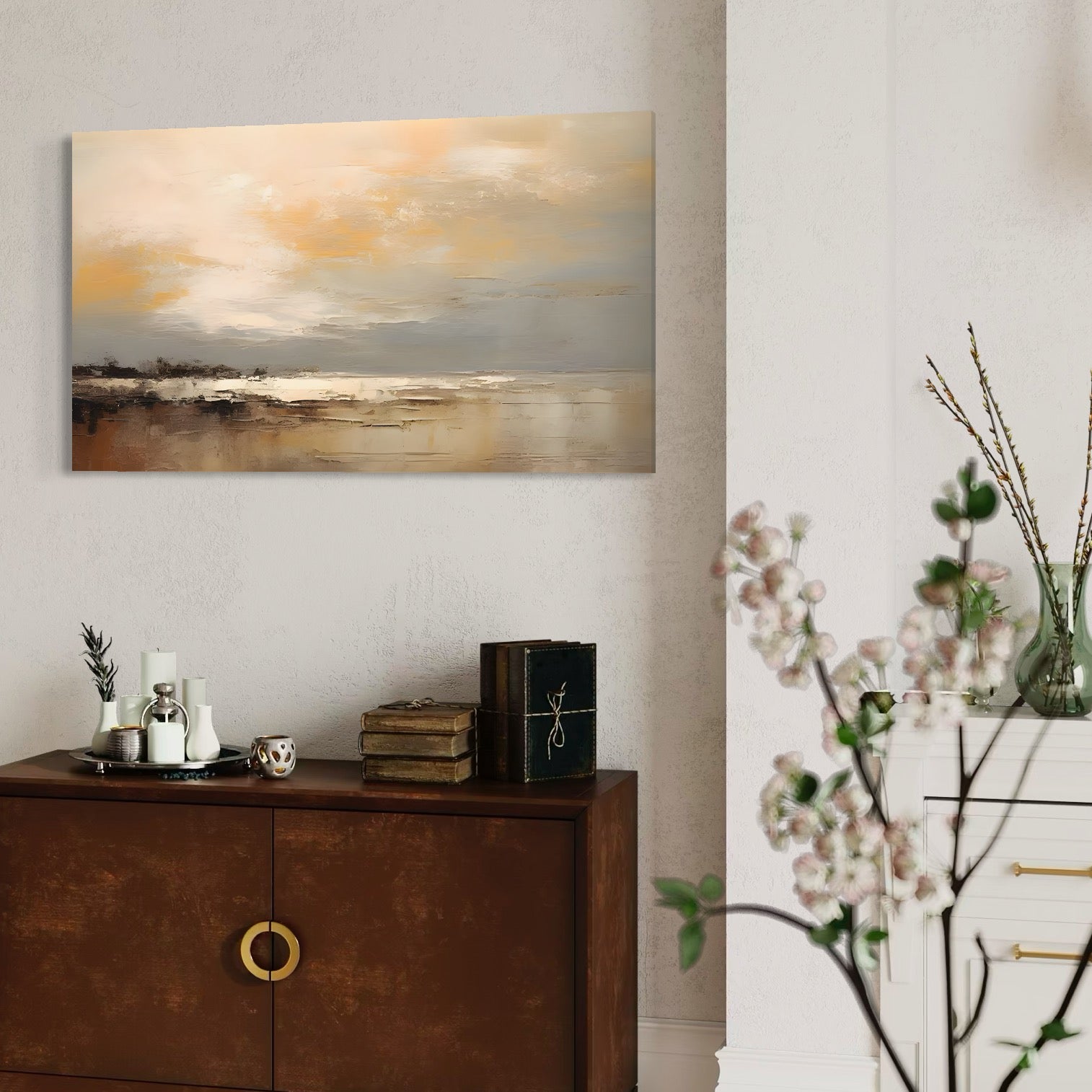 Tablou Canvas Premium LuxCanva® A1656, Sea Life , Room, Decorativ, Abstract, Mare, Peisaj, Cromatic, Living, Culori Vibrante