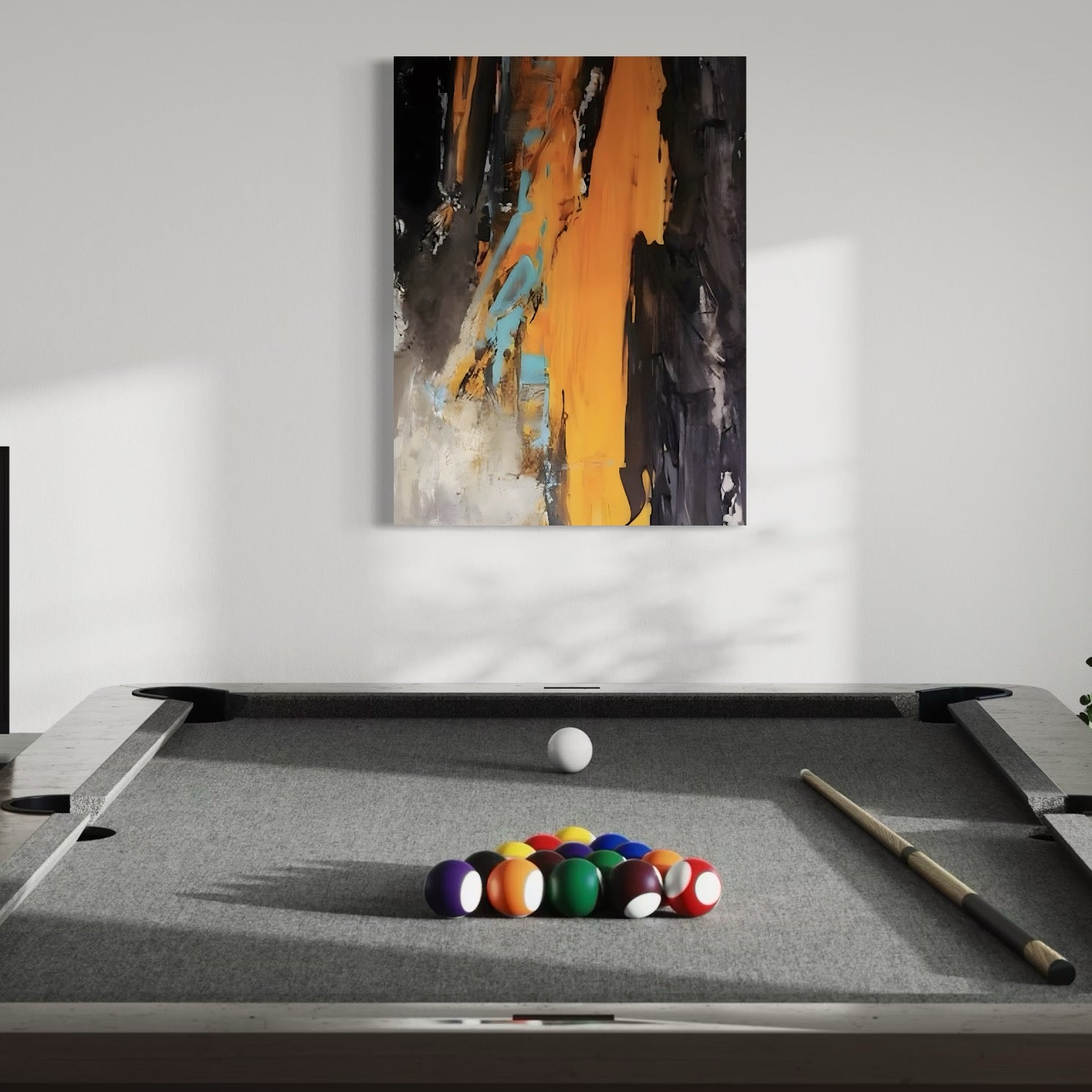 Tablou Canvas Premium LuxCanva® C1017, Culori Abstracte Pe Pinza , Culori, Living, Birou, Relaxare, Culori Vibrante