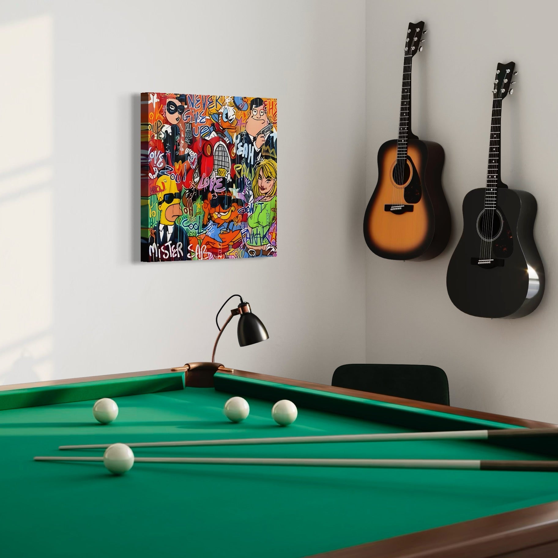 Tablou Canvas Premium LuxCanva® C1018, Cartoons Characters , Culori, Camera Copilului, Camera De Jocuri, Relaxare, Culori Vibrante