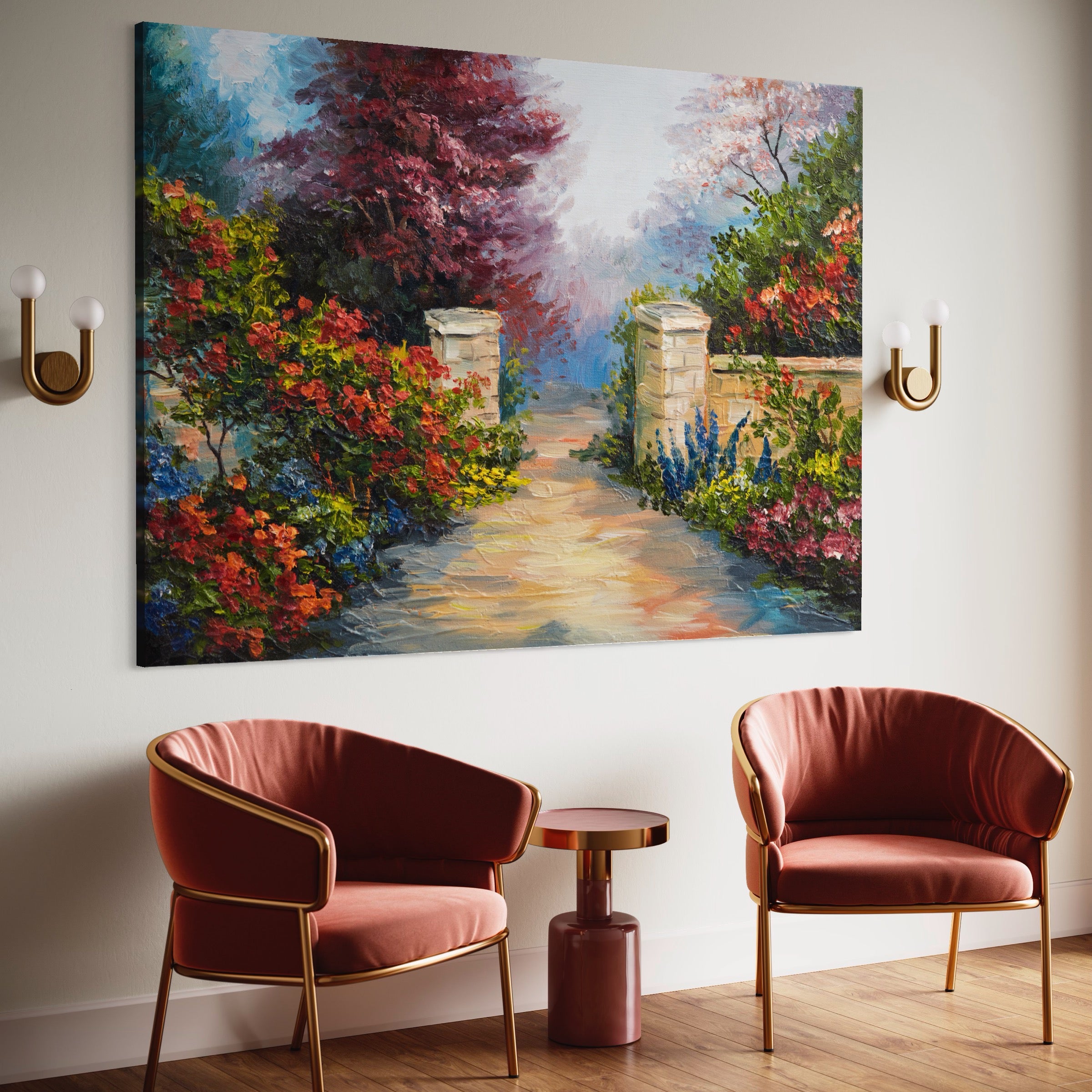 Tablou Canvas Premium LuxCanva® A1286, Colorful Summer, Living, Flori, Natura, Pomi, Dormitor, Culori Vibrante