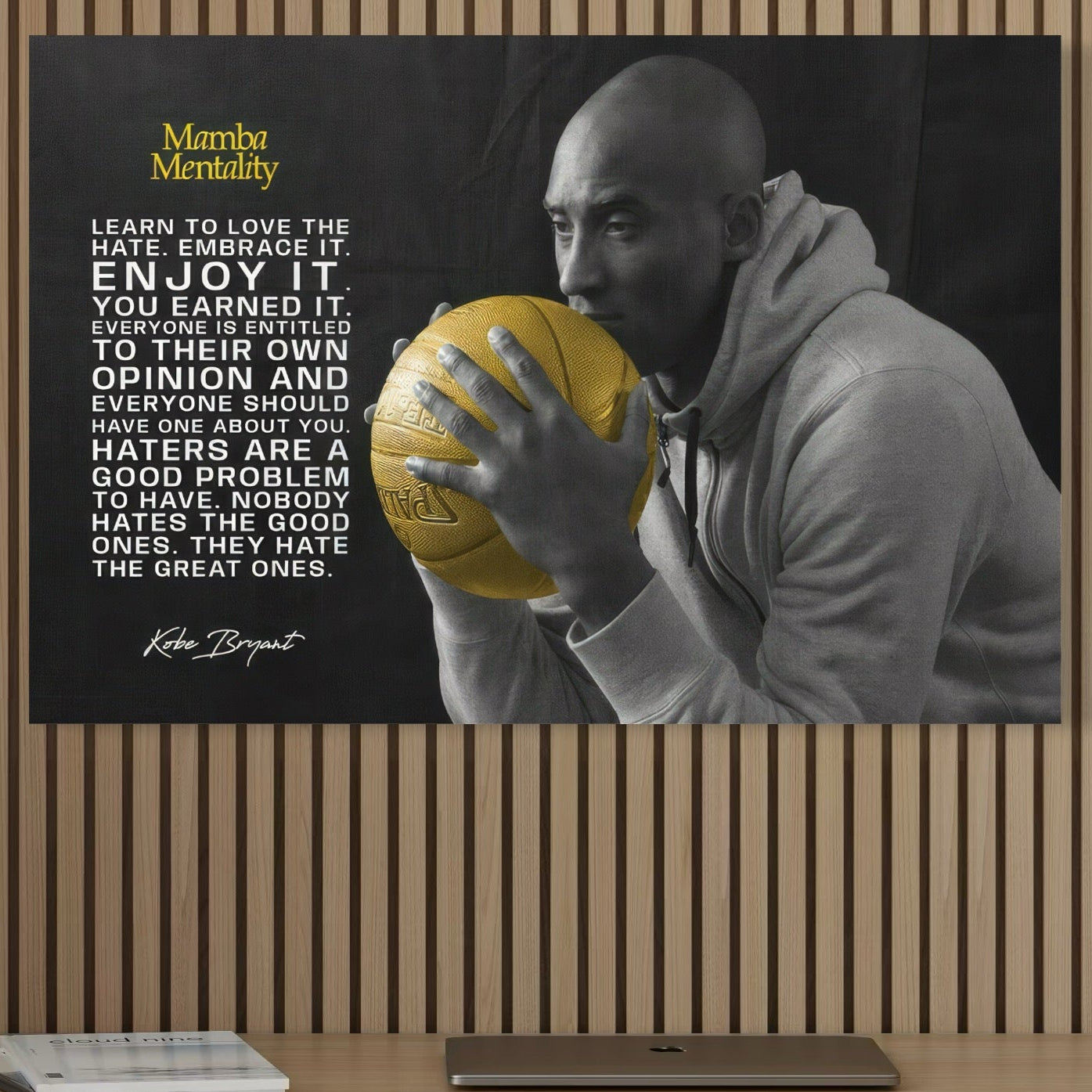 Tablou Canvas Premium LuxCanva® C1032, Kobe "Mamba" Bryant , Kobe, Mentality, Camera Copilului, Game Room, Bar, Relaxare, Culori Vibrante