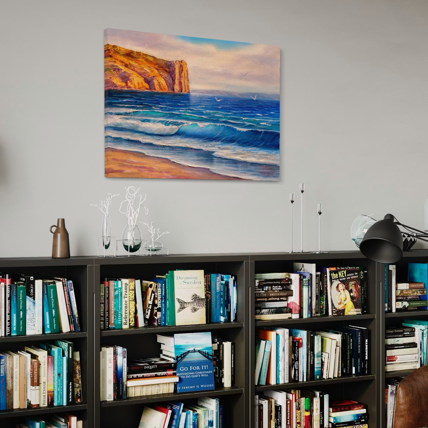 Tablou Canvas Premium, LuxCanva® C1066, Vara La Malul Marii, Vara, Plaja, Soare, Living Room, Office, Relaxare, Culori Vibrante