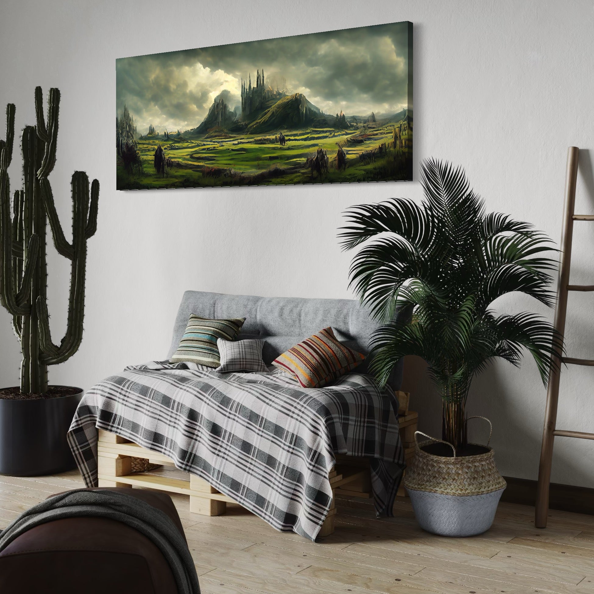 Tablou Canvas Premium LuxCanva® C1070, Cetate Din Antichitate , Cetate, Antichitate, Living Room, Office, Relaxare, Culori Vibrante