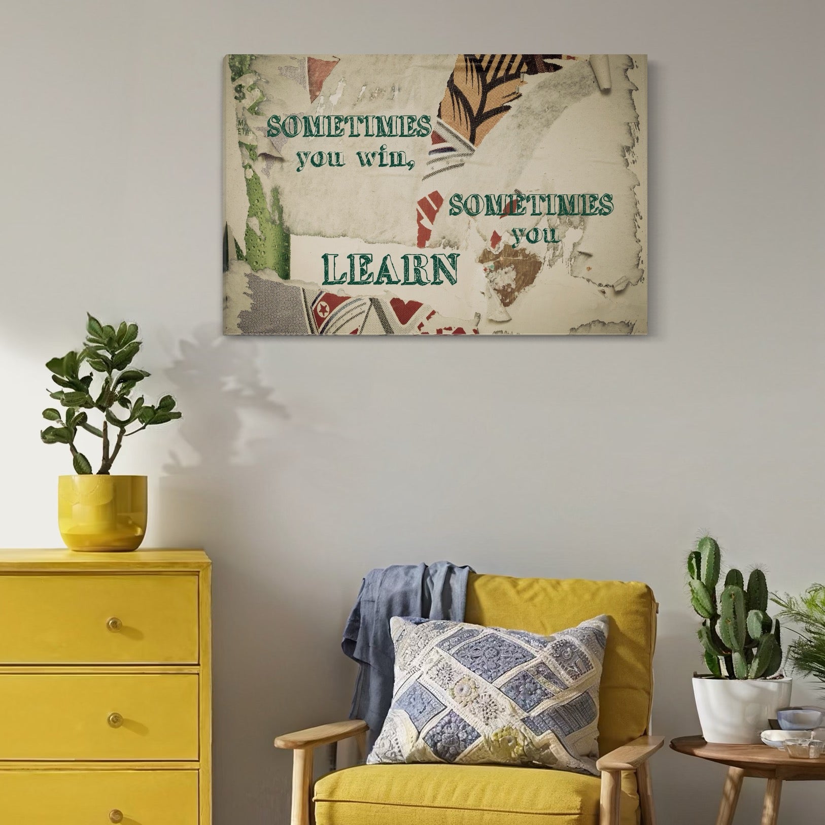 Tablou Canvas Premium LuxCanva® C1075, Mesaj Motivational , Mesaj, Motivatie, Living Room, Office, Relaxare, Culori Vibrante