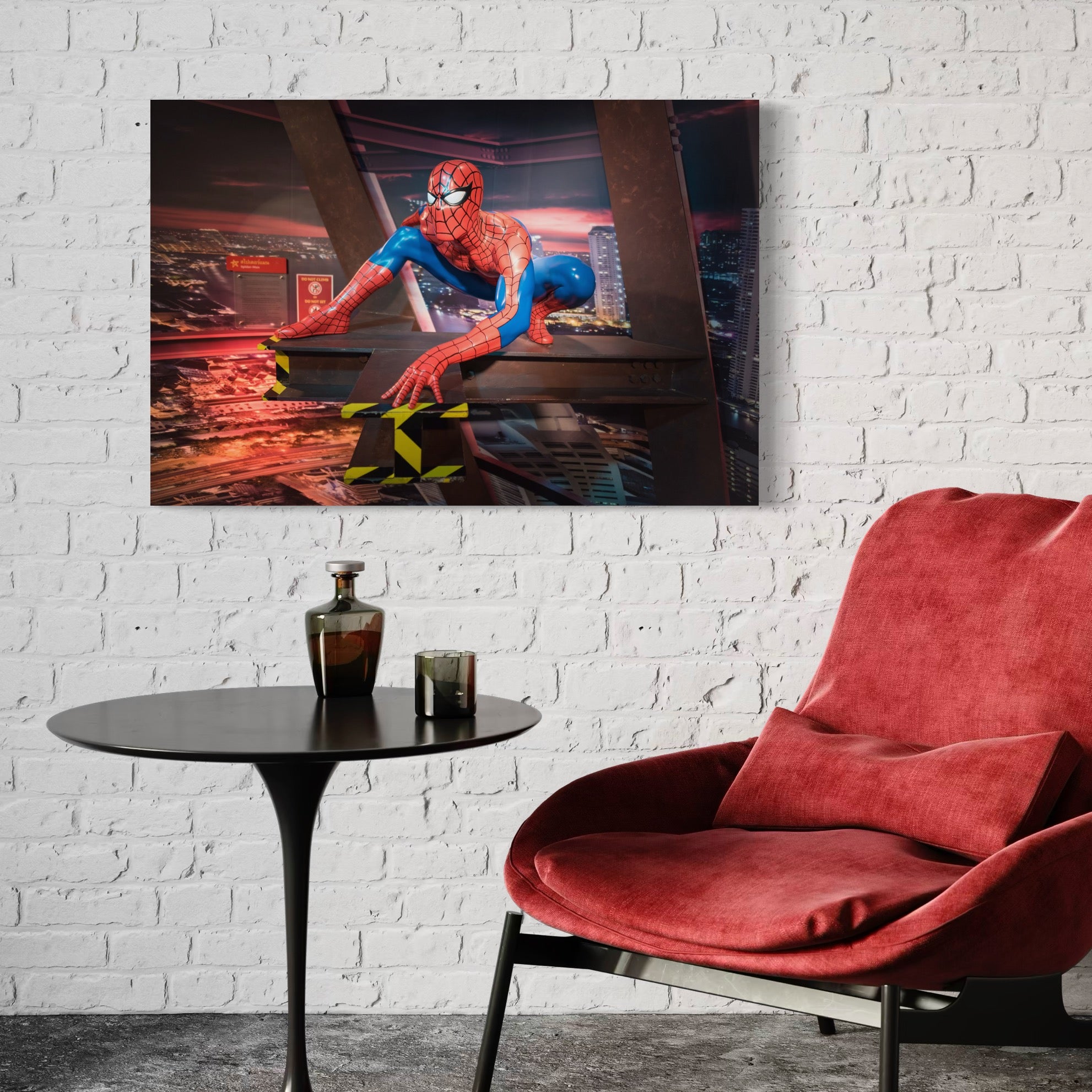 Tablou Canvas Premium, LuxCanva® C1077, Amazing Spider Man, Spider Man, Hero, Fantasy, Camera Copilului, Game Room, Relaxare, Culori Vibrante