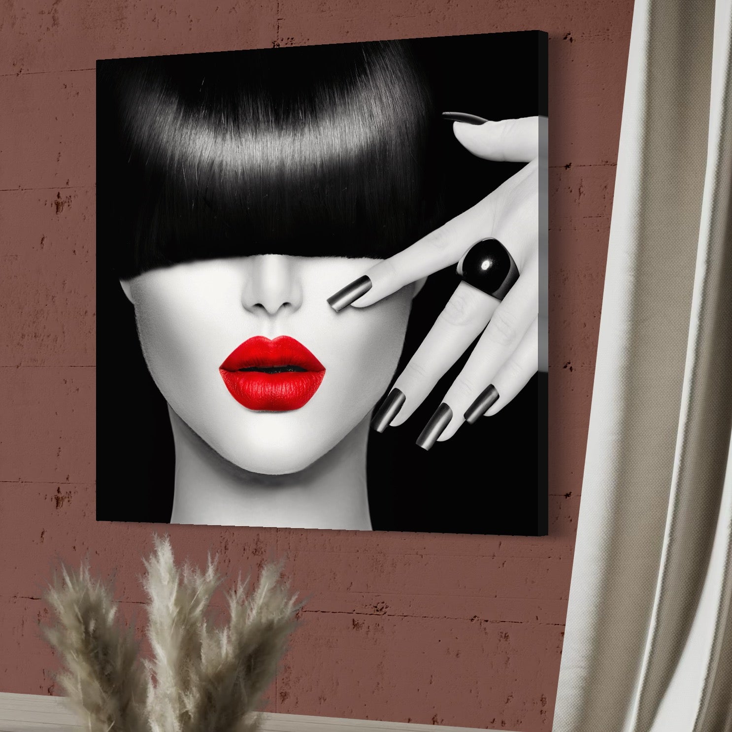 Tablou Canvas Premium LuxCanva® C1089, Fashion Diva , Fashion, Femeie, Privire, Living Room, Bedroom, Relaxare, Culori Vibrante