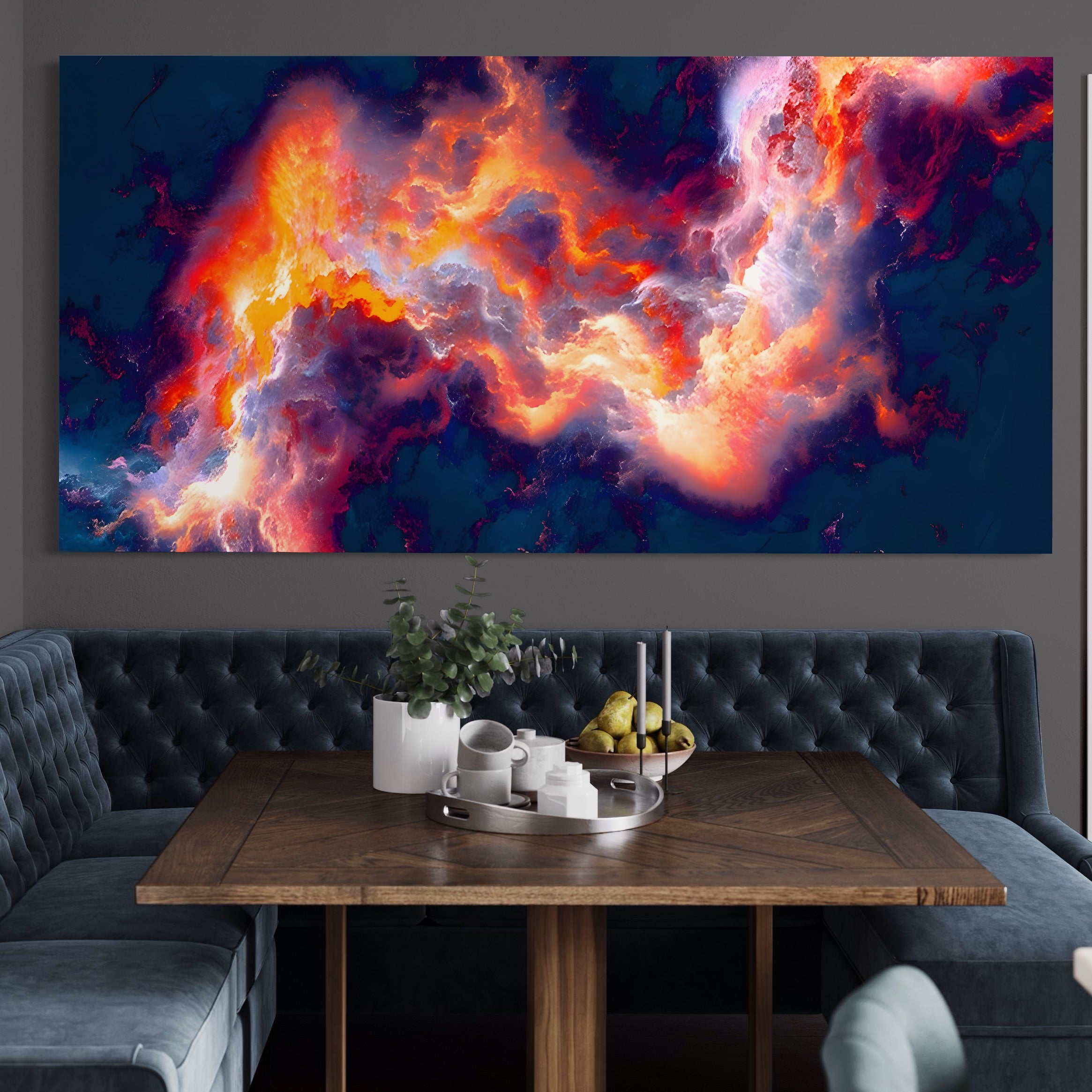 Tablou Canvas Premium LuxCanva® A1212, Colorful , Colorat, Multicolor, Abstract, Dormitor, Culori Vibrante