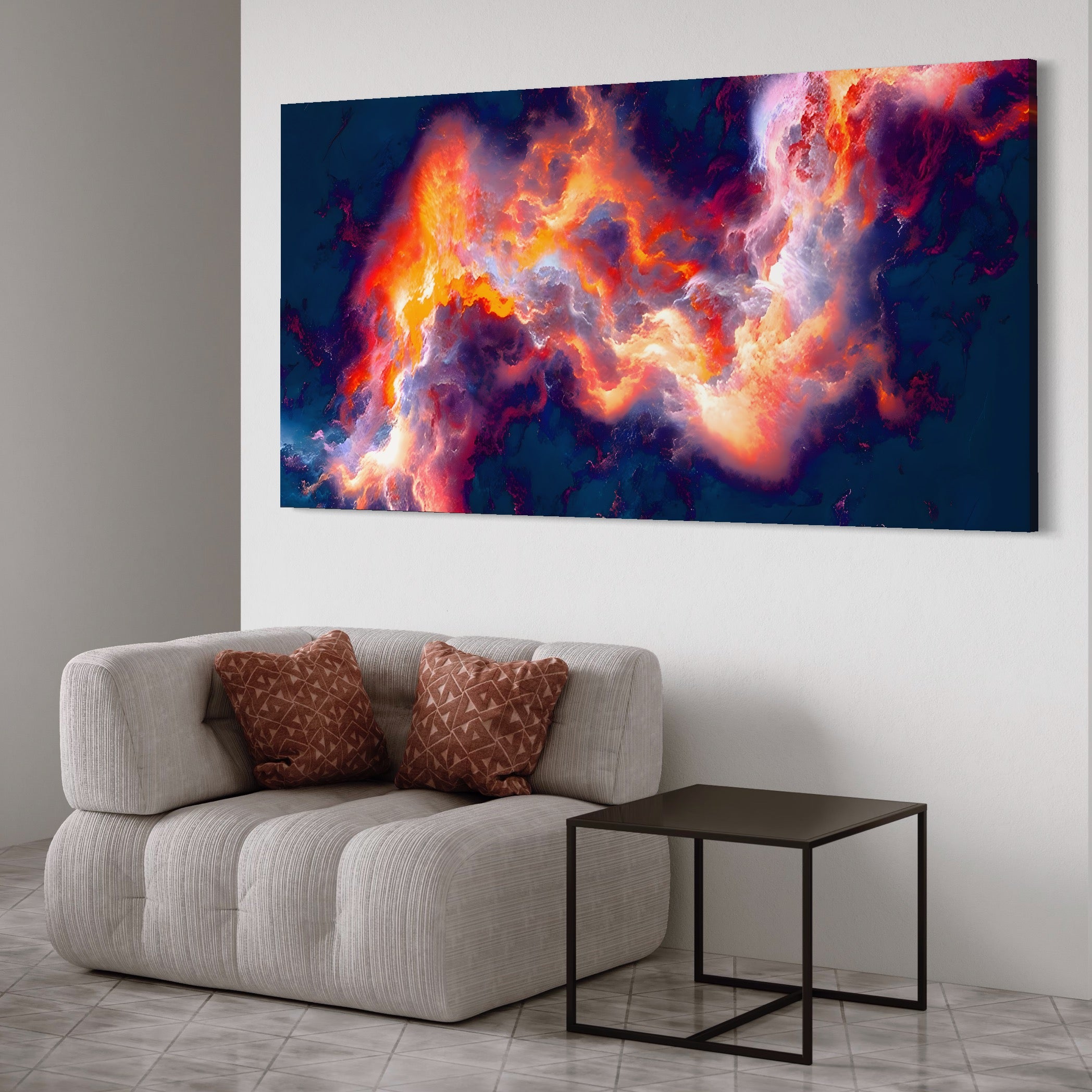 Tablou Canvas Premium LuxCanva® A1212, Colorful , Colorat, Multicolor, Abstract, Dormitor, Culori Vibrante