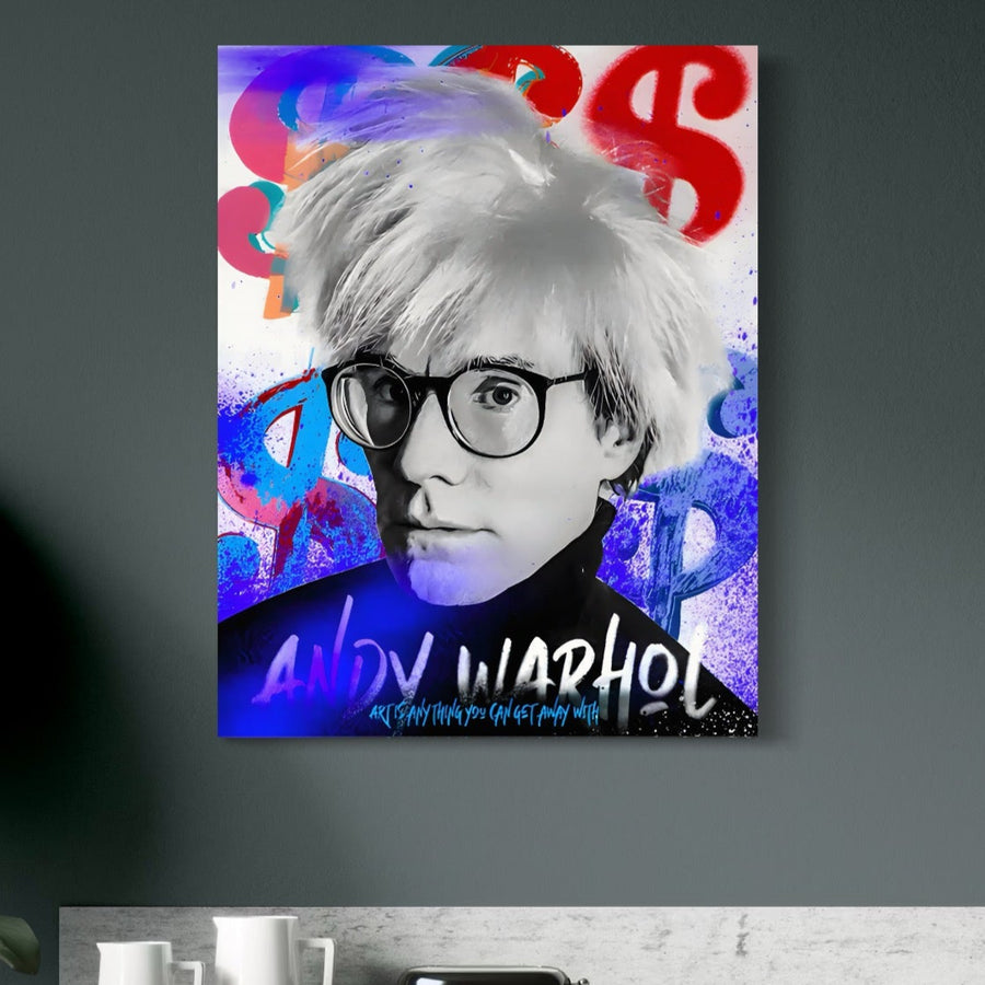 Adaugă o notă vibrantă spațiului tău cu Tablou Canvas Premium LuxCanva® C1121 - un portret pop art atrăgător al lui Andy Warhol, perfect pentru săli de jocuri sau baruri. Bucurați-vă de calitatea premium și culorile îndrăznețe de la LuxCanva®.