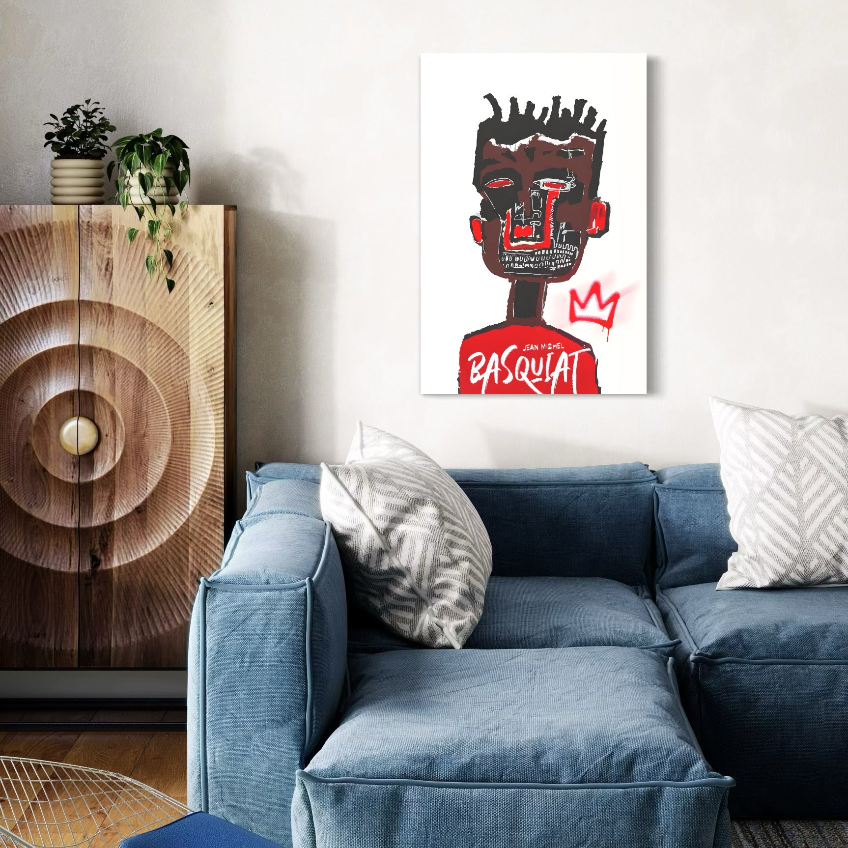 Tablou Canvas Premium LuxCanva® C1165, Abstract Paint By Baquiat , Culori, Different, Human, Bar, Relaxare, Culori Vibrante