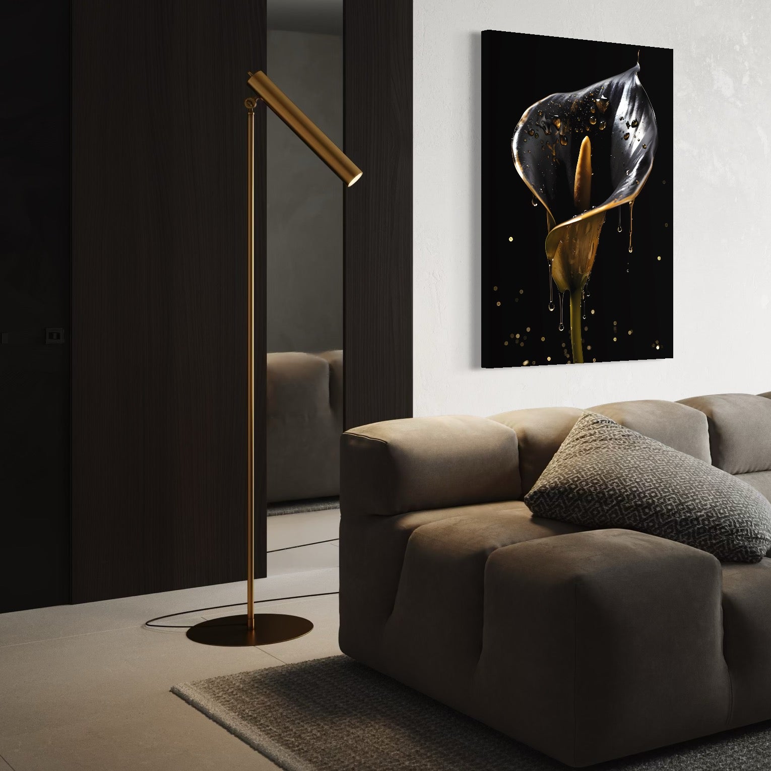 Tablou Canvas Premium LuxCanva® C1774, Floare De Crin , Arta, Floare, Natura, Living Room, Culori Vibrante