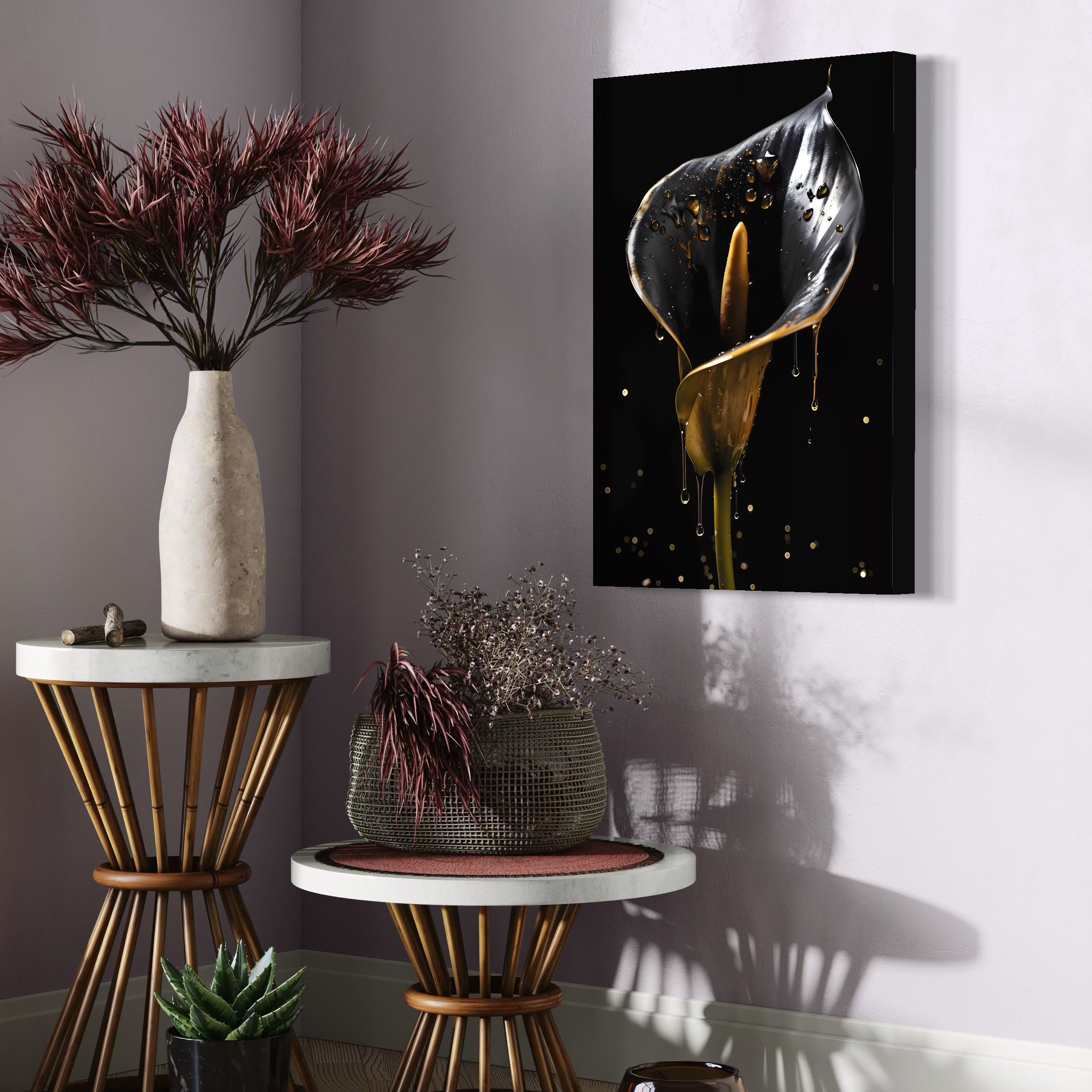 Tablou Canvas Premium LuxCanva® C1774, Floare De Crin , Arta, Floare, Natura, Living Room, Culori Vibrante