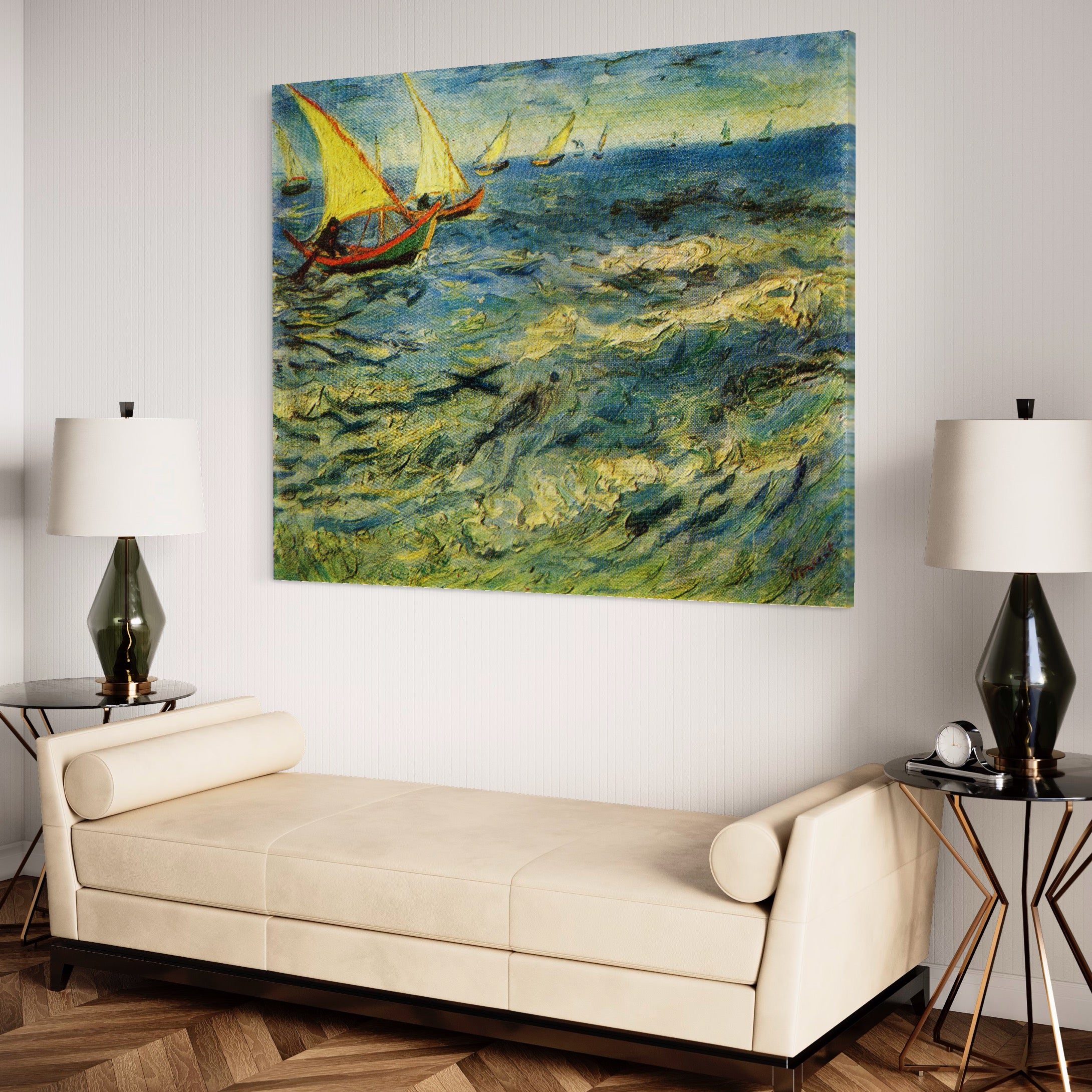 Tablou Canvas Premium LuxCanva® A1117, Marea , Vincent van Gogh, Arta, Pictura, Culori Vibrante