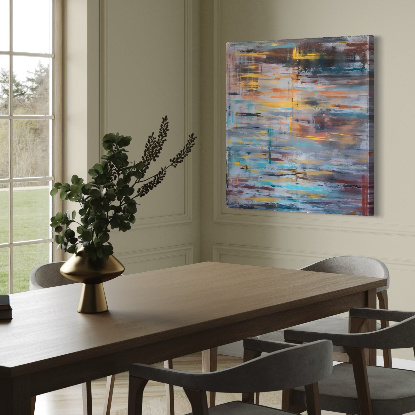 Tablou Canvas Premium LuxCanva® C1239, Luciul Apei , Relaxare, Living Room, Culori Vibrante