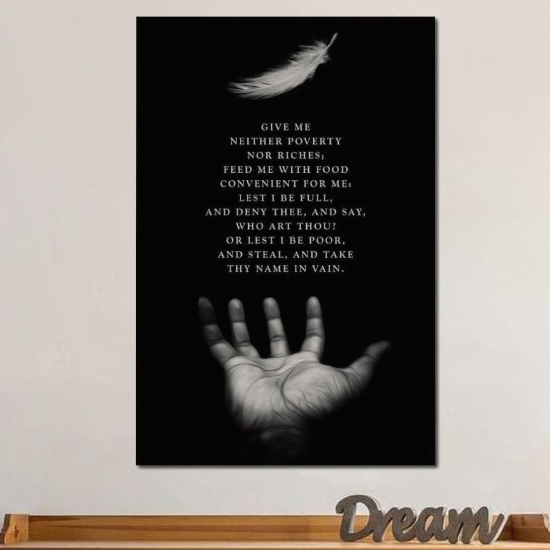 Tablou Canvas Premium LuxCanva® F1011, Echilibrul Vietii , Spiritual, Smerenie, Profunzime, Credinta, Rugaciune, Living, Birou, Culori vibrante