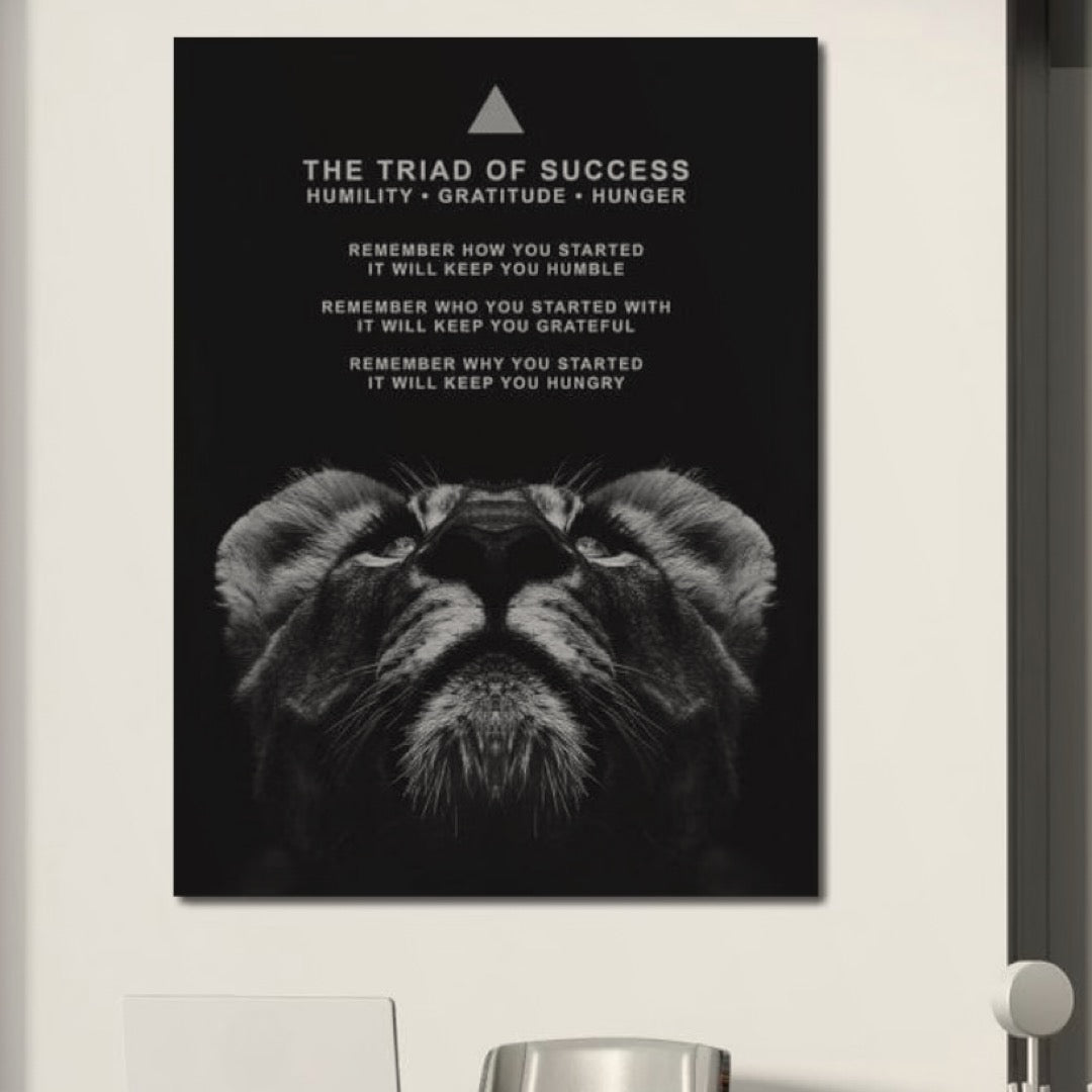 Tablou Canvas Premium LuxCanva® F1022, Drumul Spre Maretie, Succes, Evolutie, Mentalitate, Lider, Succes, Living Room, Birou, Culori vibrante