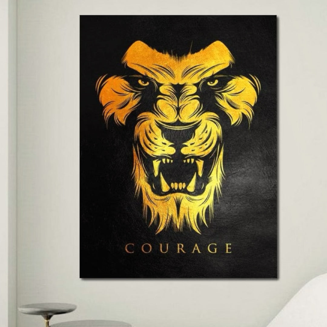 Tablou Canvas Premium LuxCanva® F1023, Privirea Succesului , Succes, Evolutie, Mentalitate, Lider, Succes, Living Room, Birou, Culori vibrante