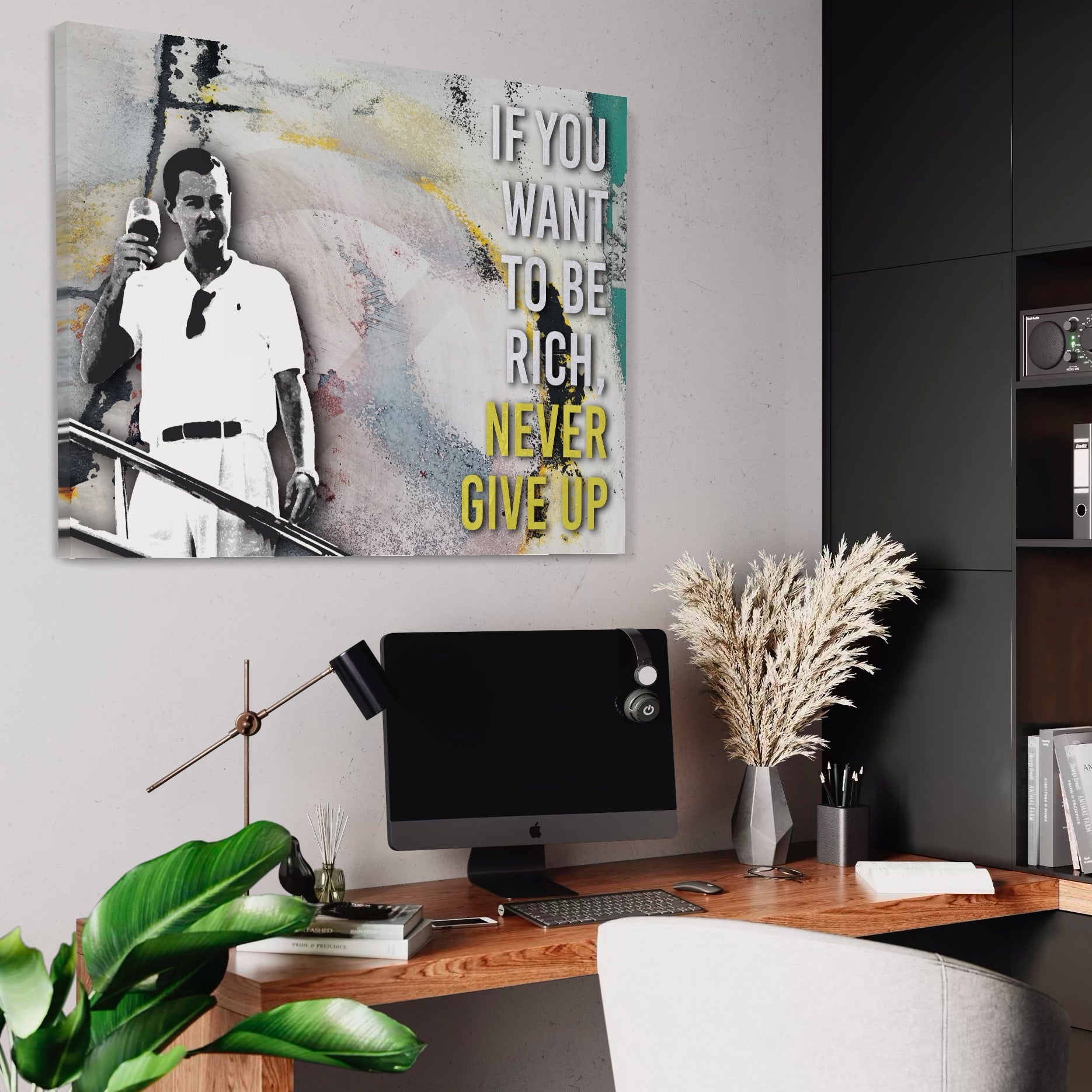 Tablou Canvas Premium LuxCanva® A1045, Leonardo DiCaprio , Actor, Oscar, Film, Culori Vibrante