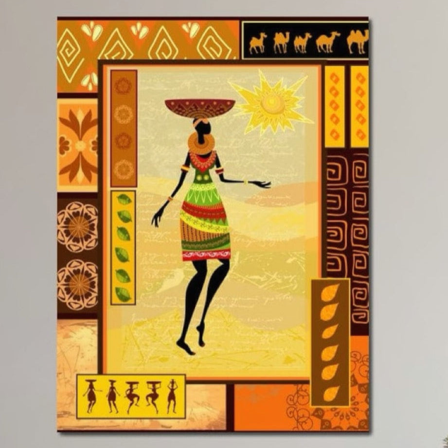 Tablou Canvas Premium, LuxCanva® G1073, Viata de Sub Soare, Drum, Traditie, Arsita, Pasi, Cultura, Pamant, Solar, Etnic, Restaurant, Living, Dormitor