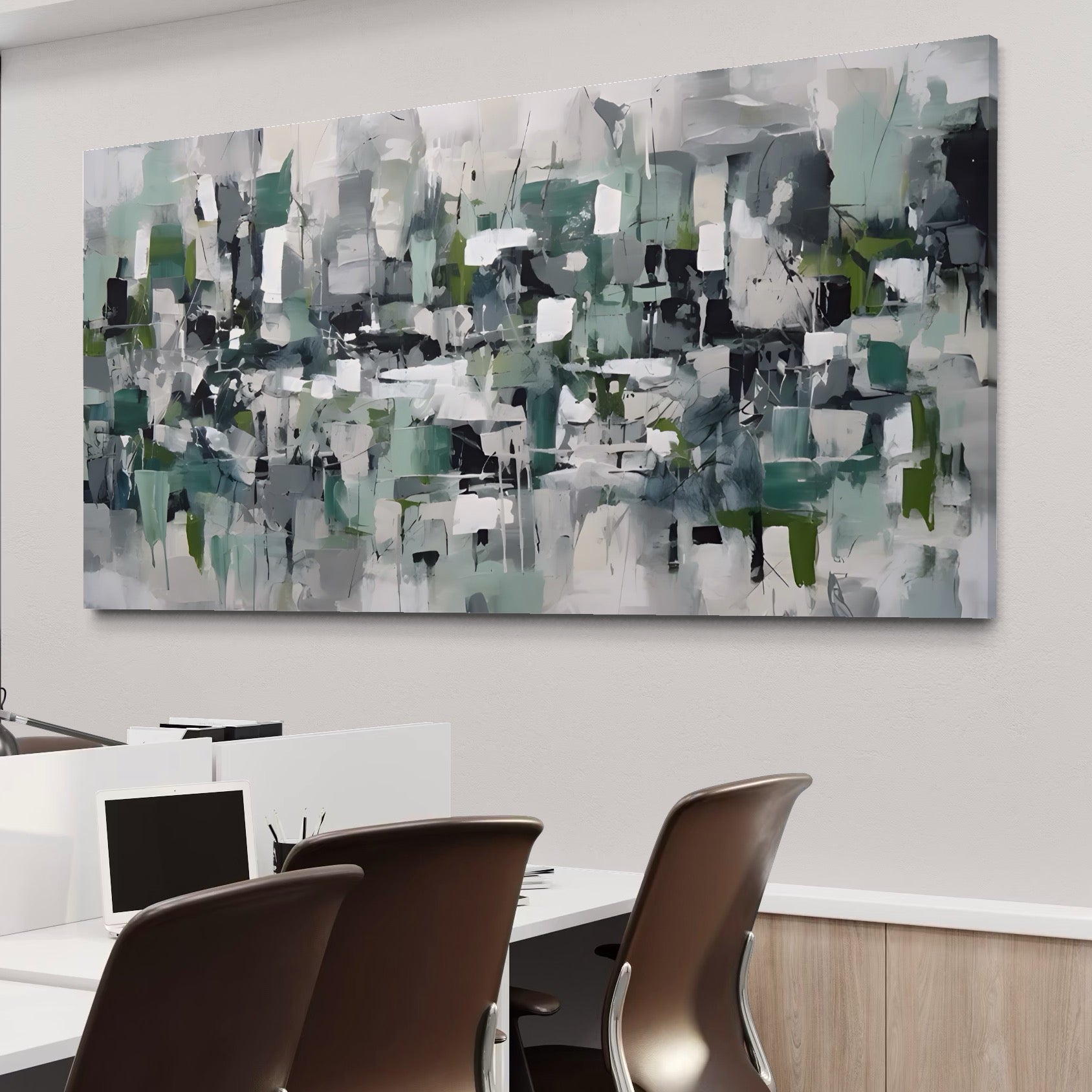 Tablou Canvas Premium LuxCanva® A1396, Colored Squares , Dormitor, Abstract, Patrate, Arta, Living, Room, Culori Vibrante